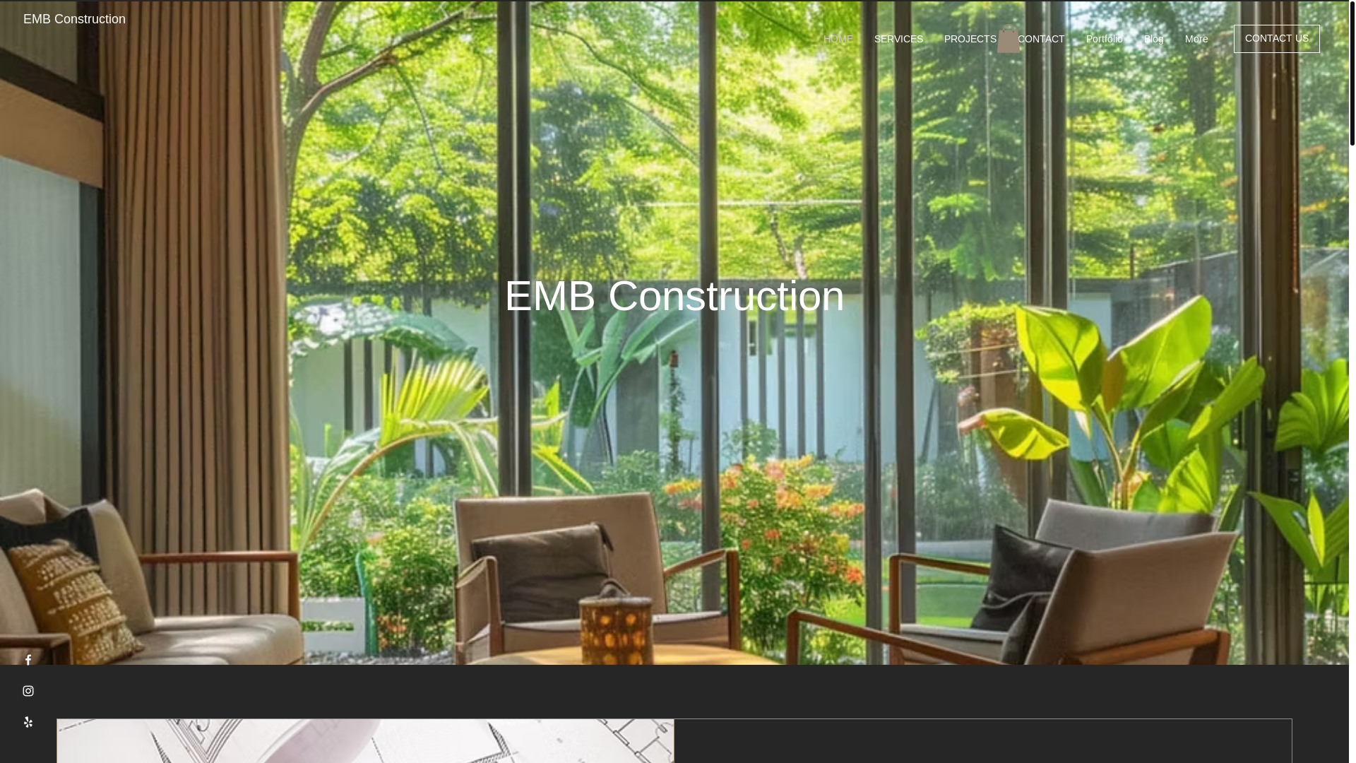 website screenshot of https://embconstruction.la/