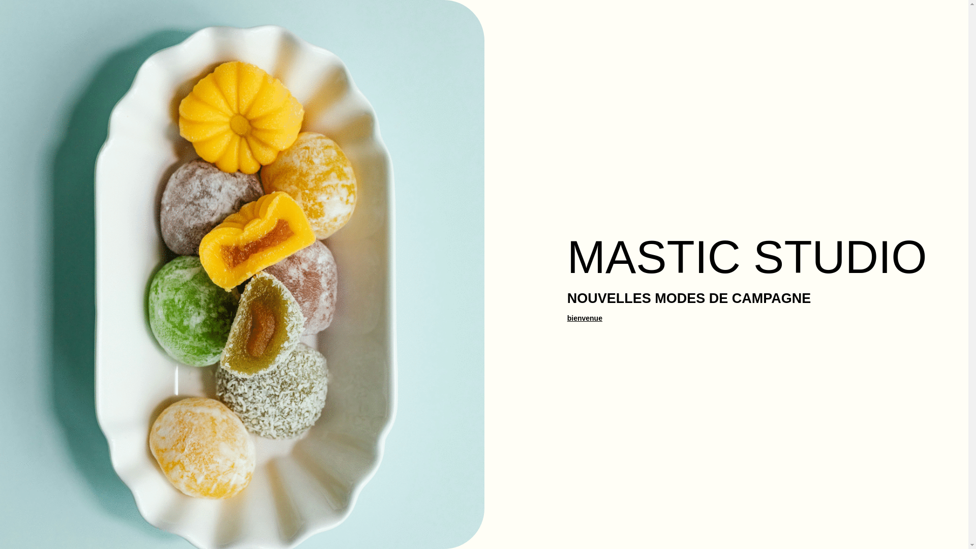 website screenshot of https://mastic-studio.com/