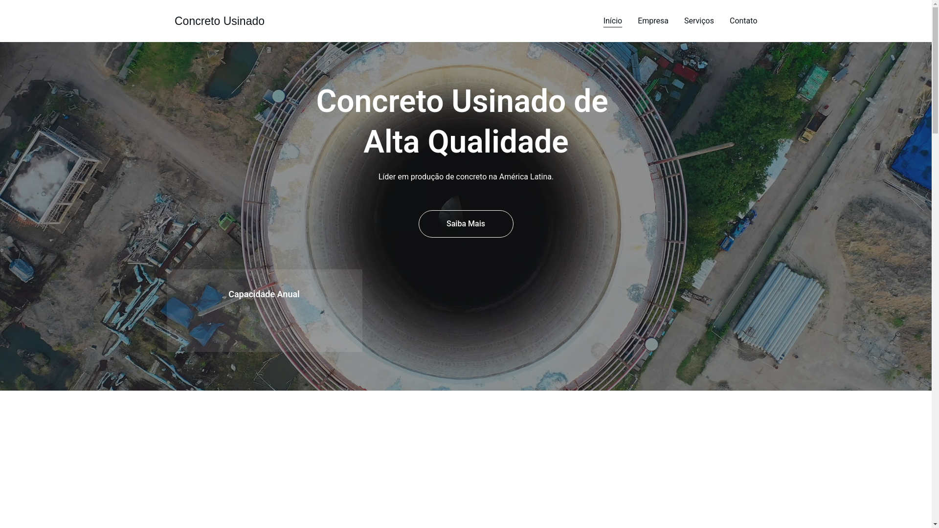 website screenshot of https://concretaqui.site/