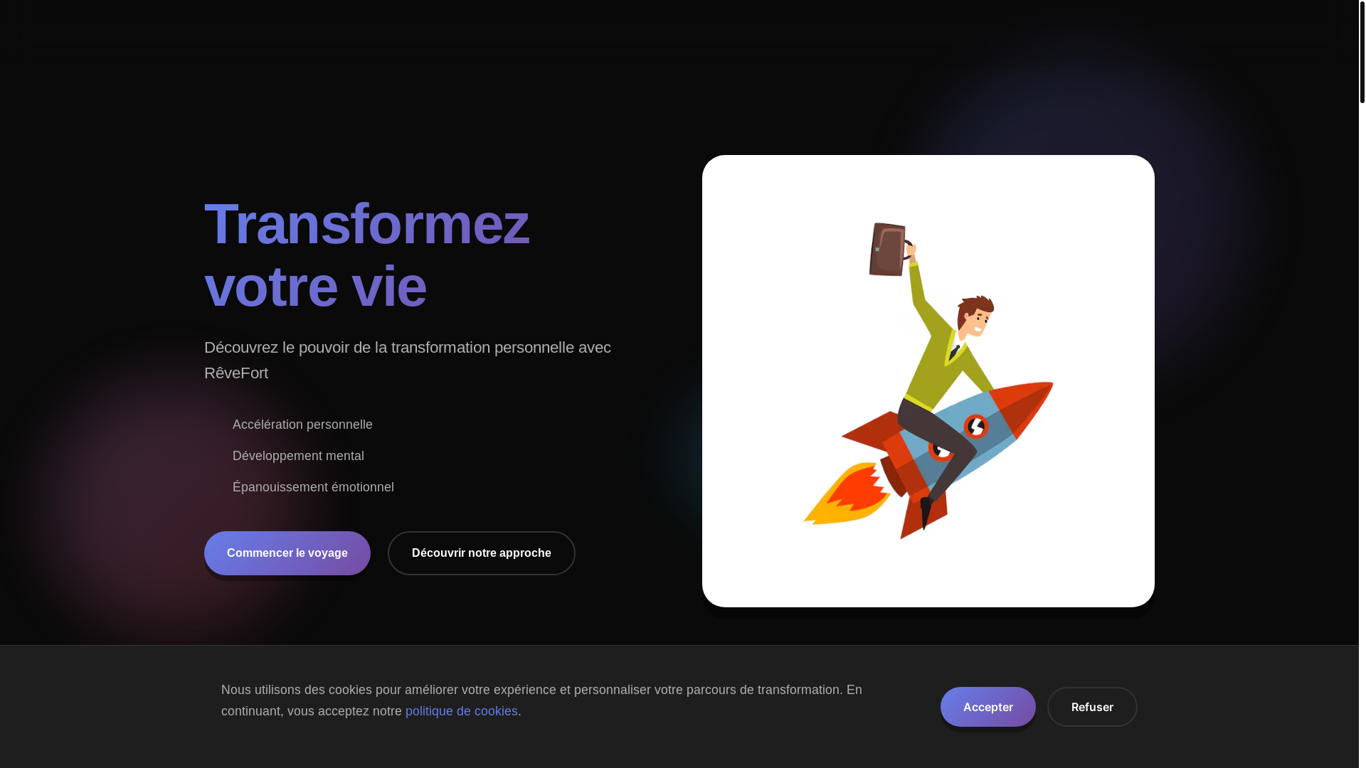 website screenshot of https://revefort.ink/