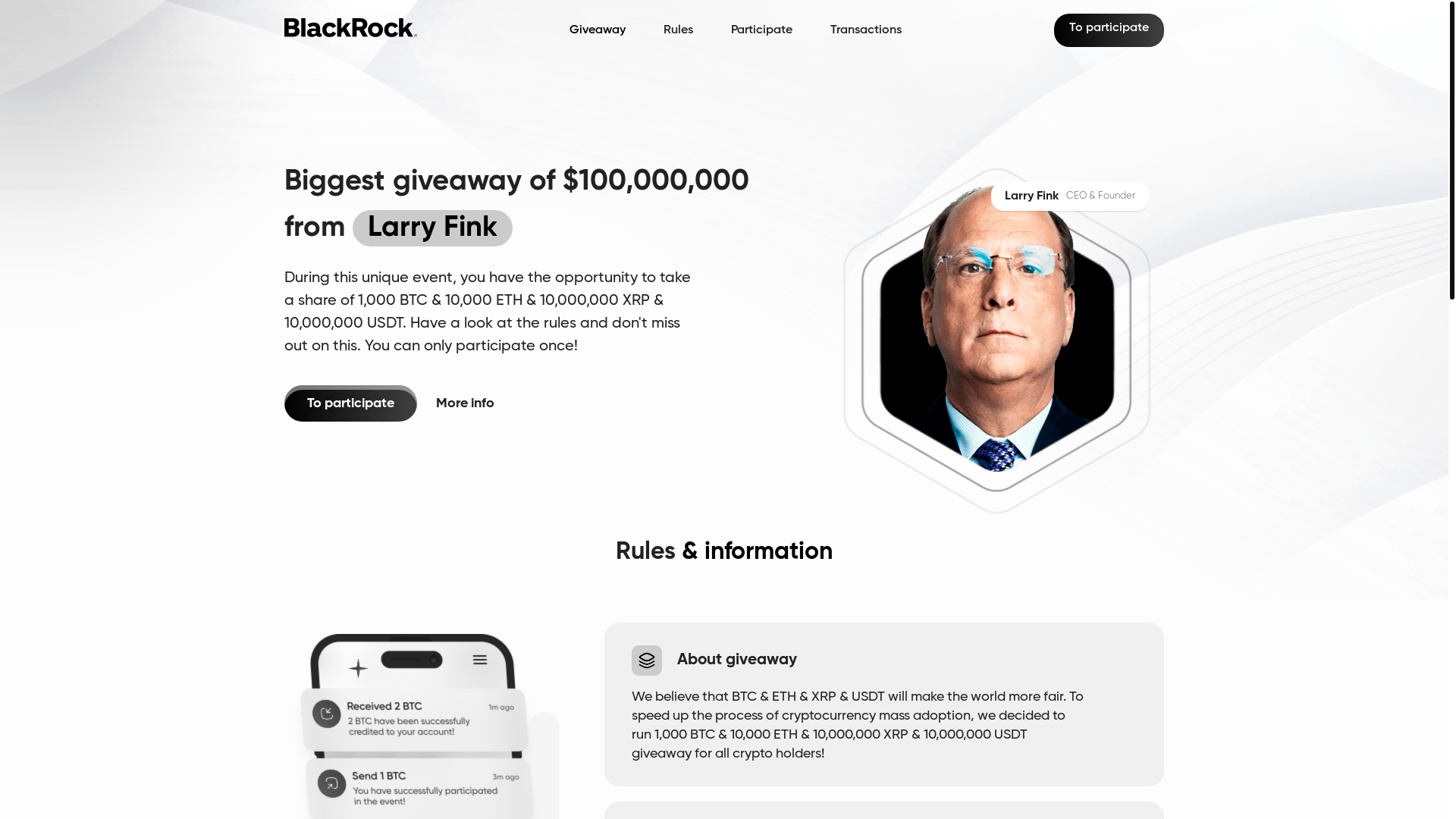 website screenshot of https://blackrock-x2.org/
