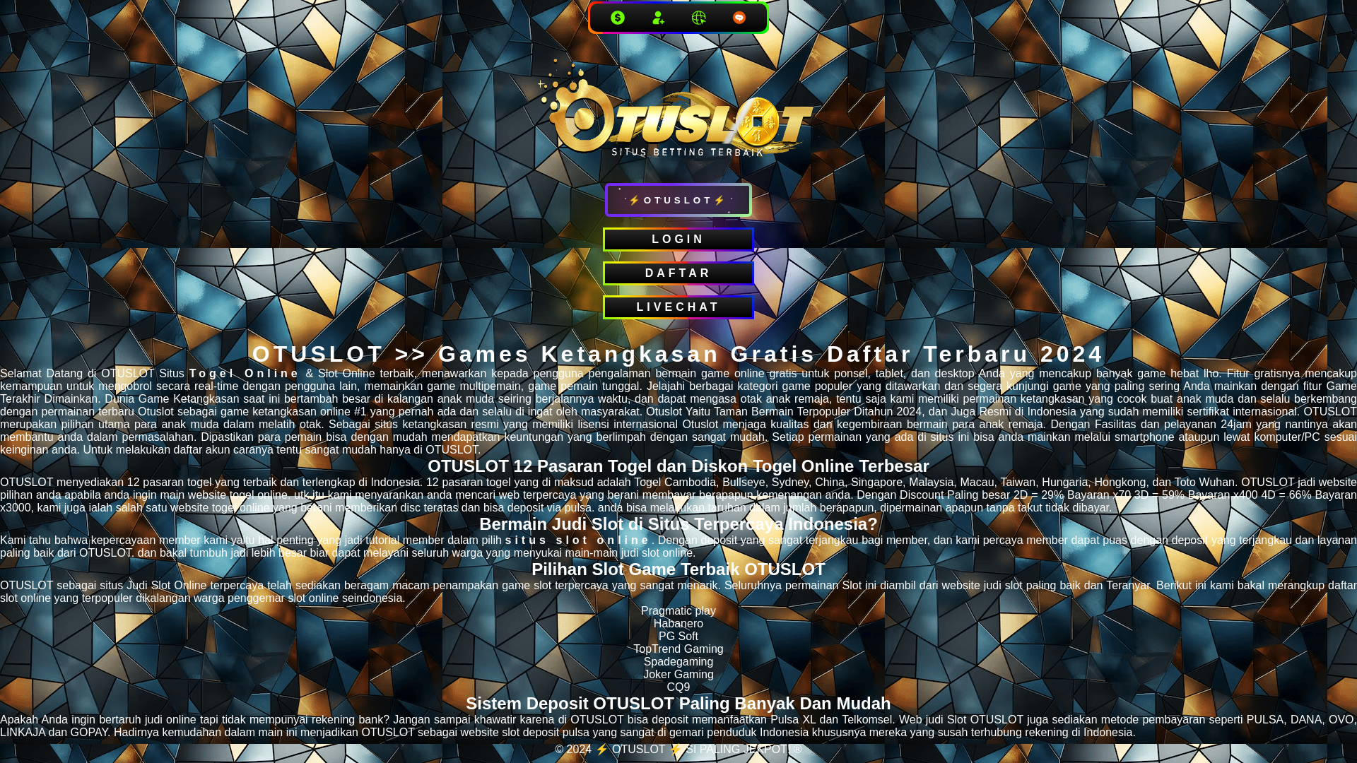 website screenshot of https://rtpggkelasss.shop/