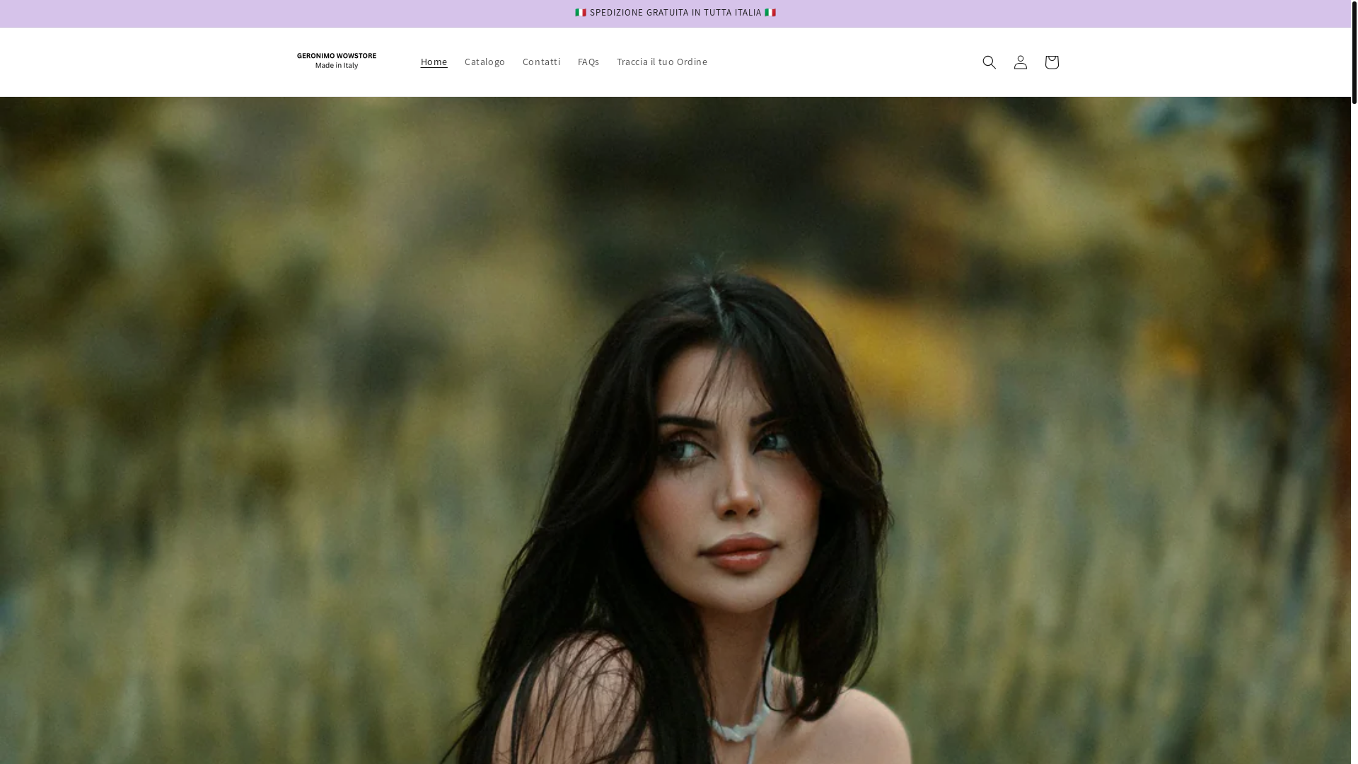 website screenshot of https://geronimowowstore.com/