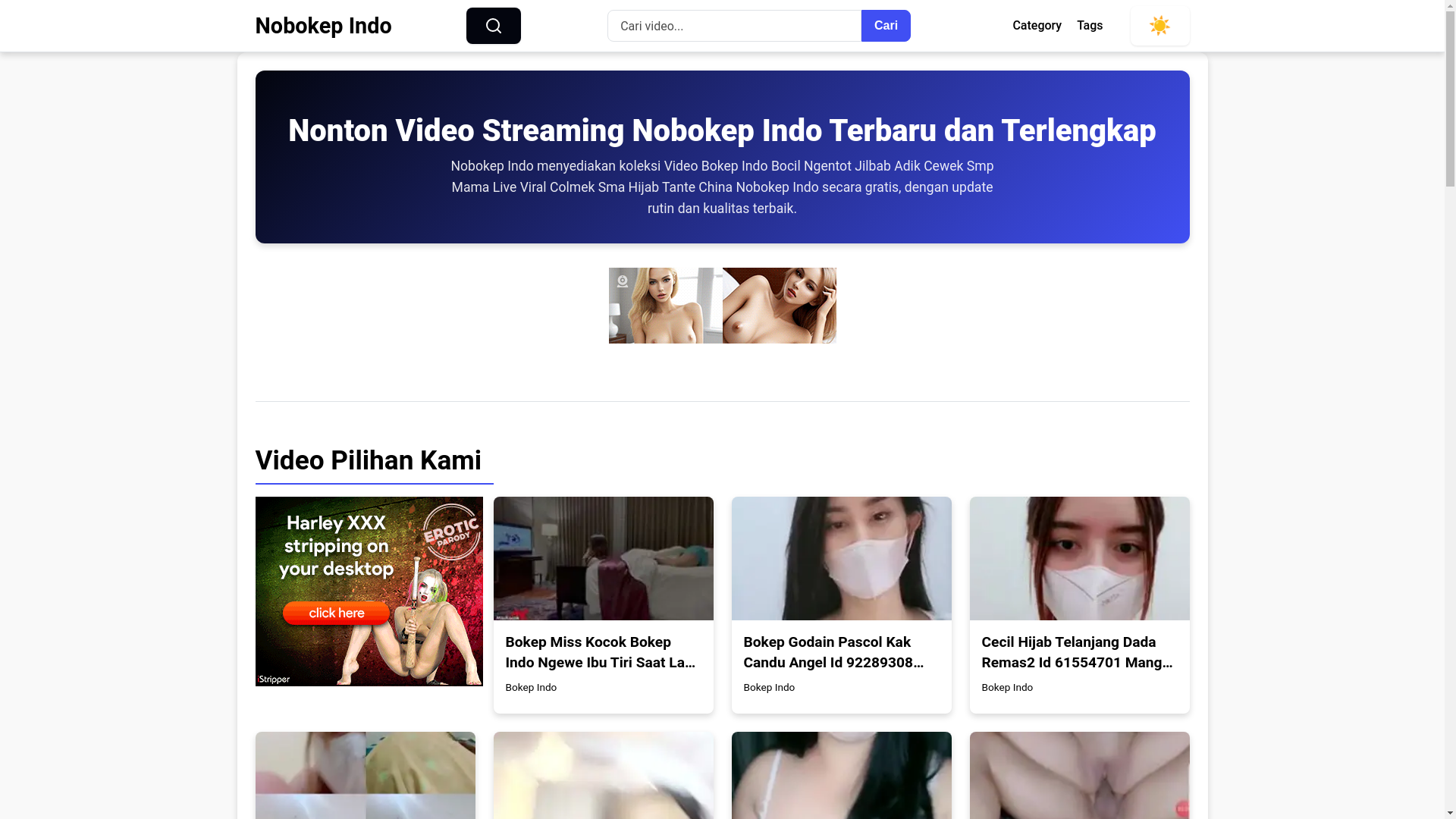 website screenshot of https://nobokepindo.pages.dev/