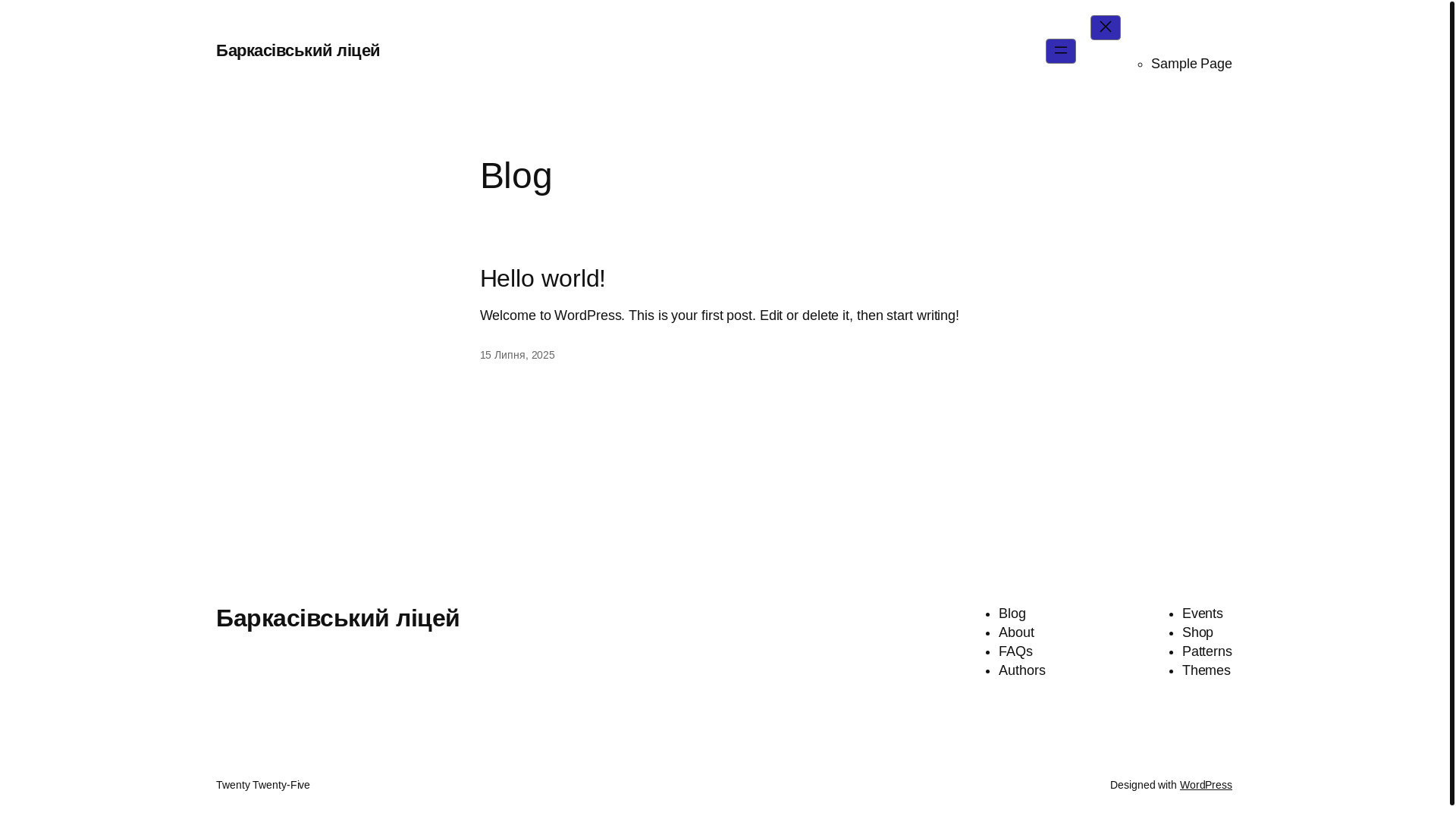 website screenshot of https://barkasvolyceum.org/