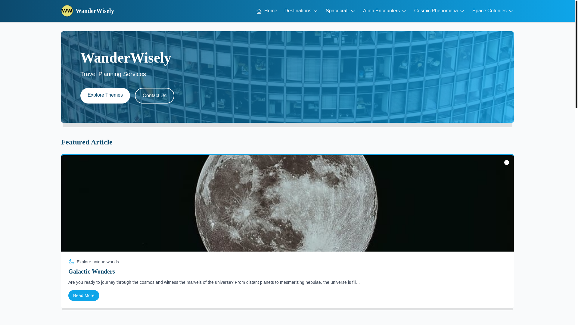 website screenshot of https://travelsavvyspot.xyz/