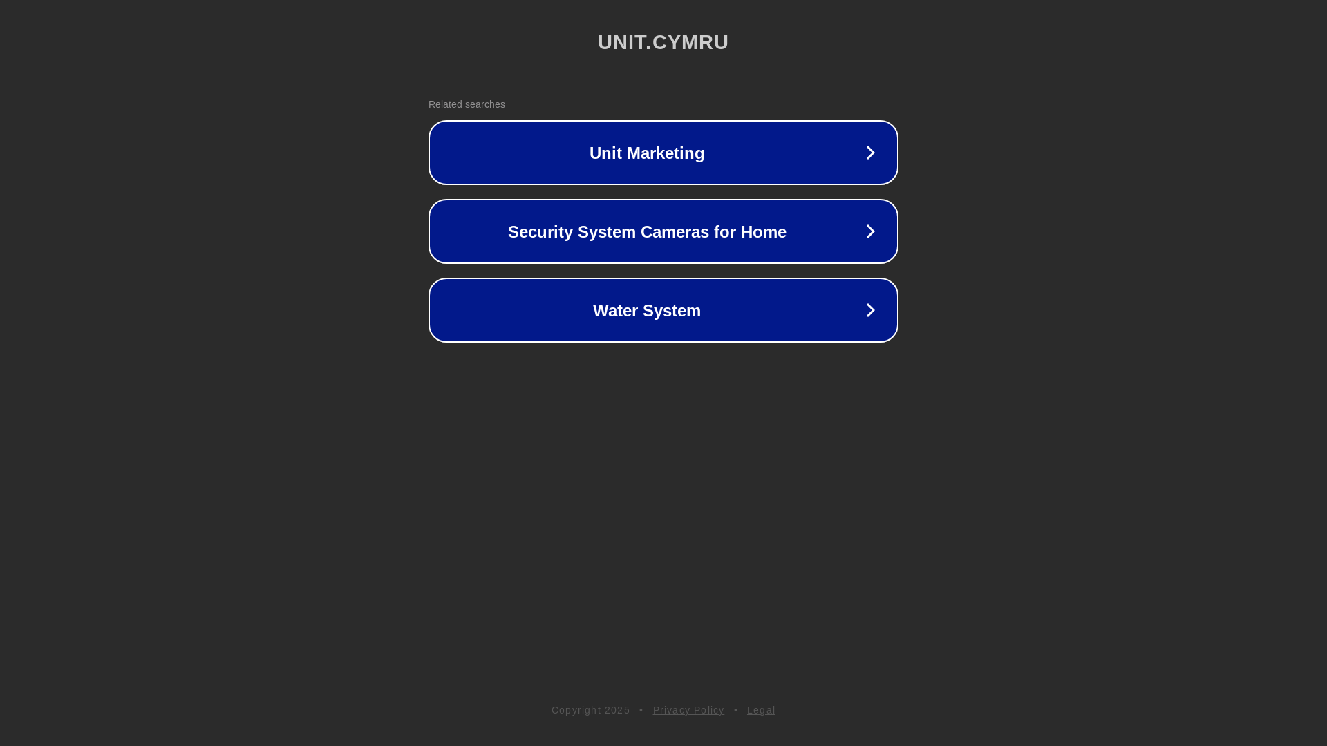 website screenshot of https://unit.cymru/