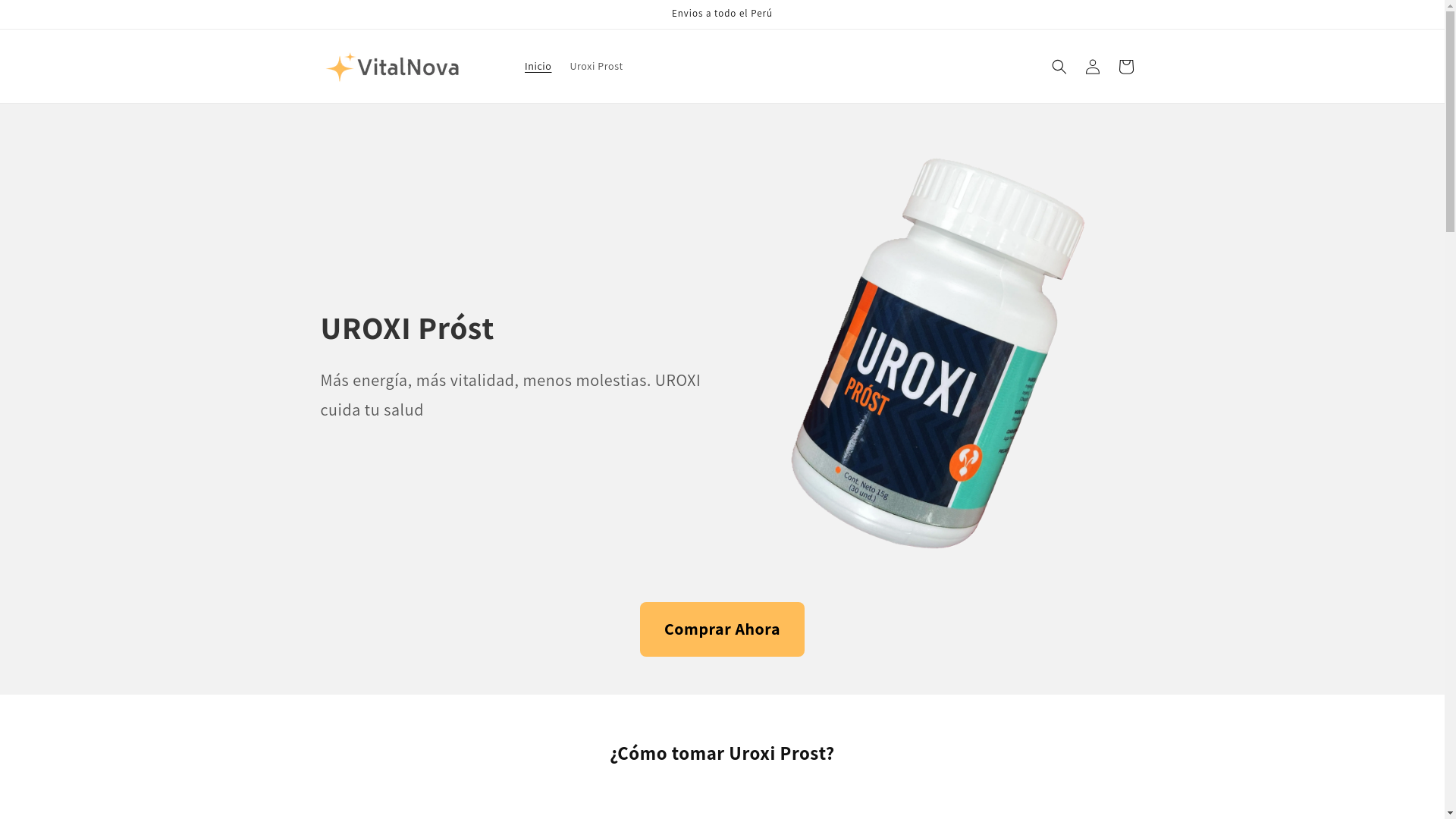 website screenshot of https://vital-nova.store/