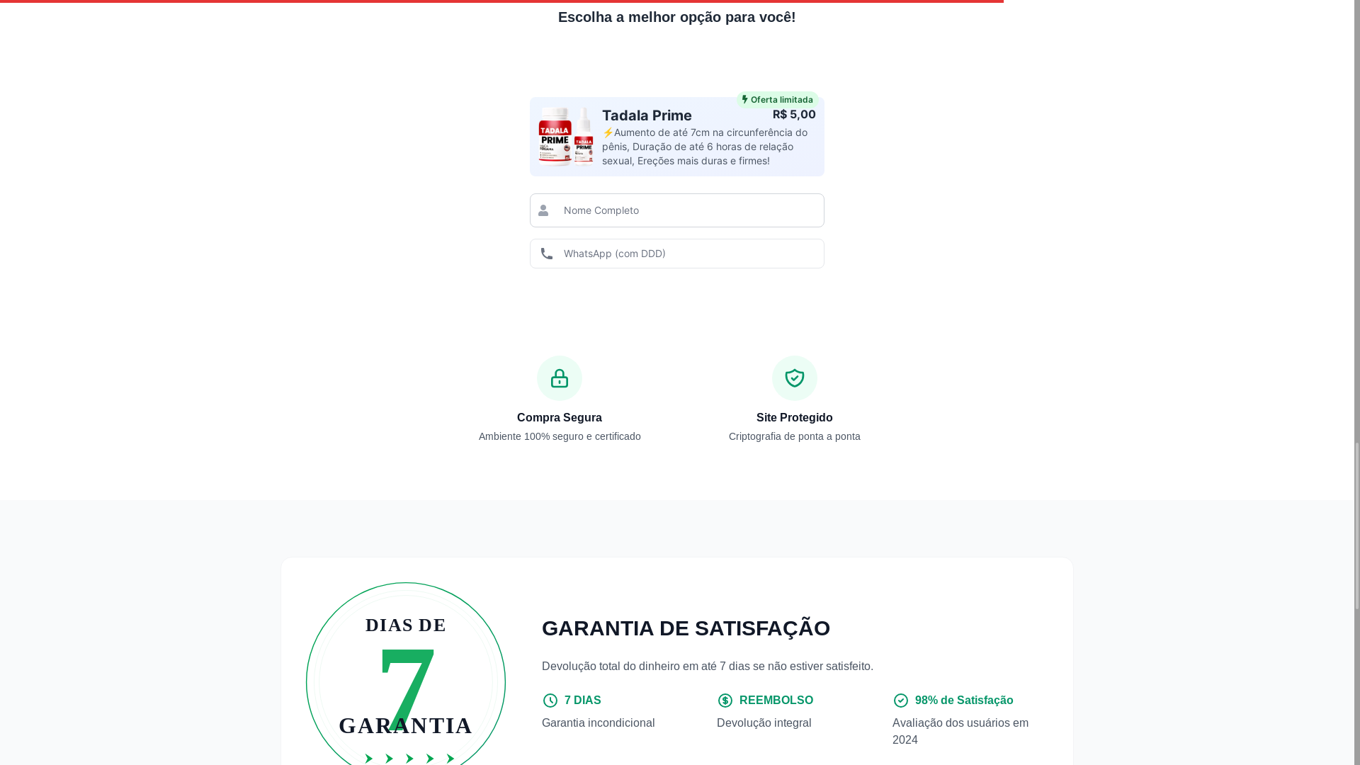 website screenshot of https://tadalaprime-v2-pagarfacil.pages.dev/