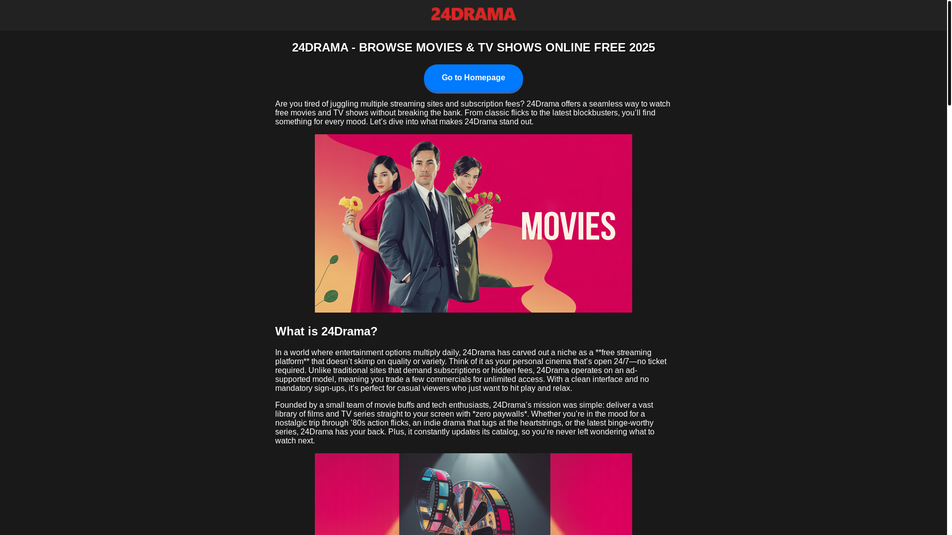 website screenshot of https://24drama-live.pages.dev/