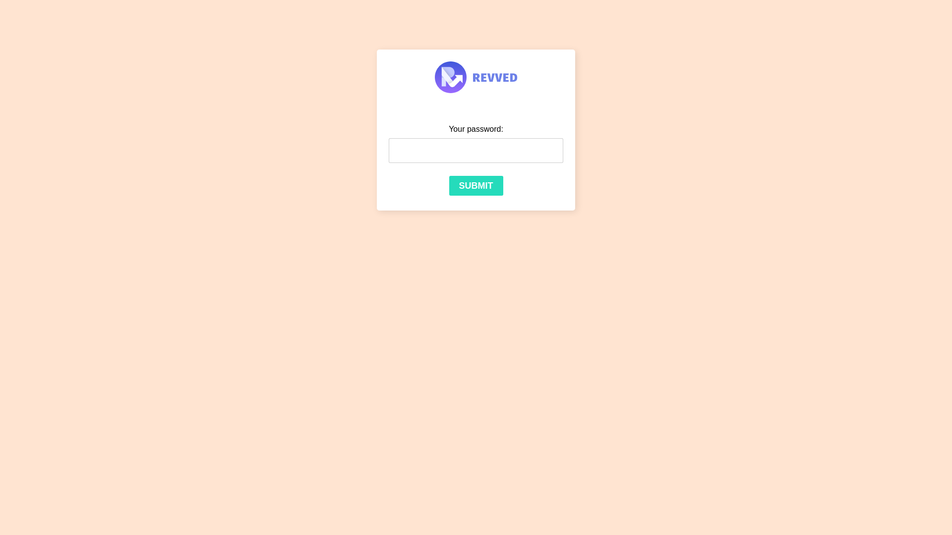 website screenshot of https://revved.com