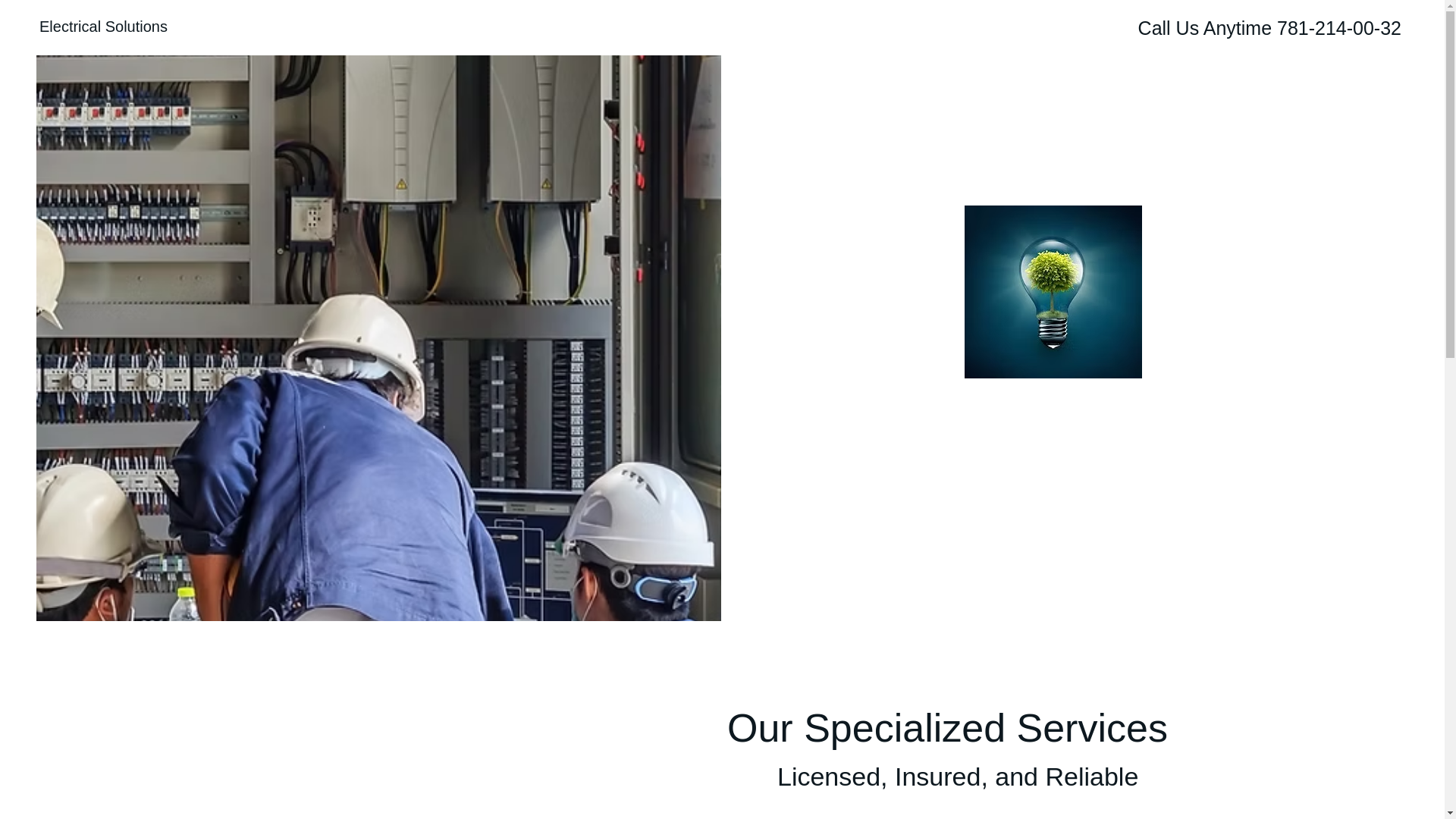 website screenshot of https://electricalsolutionsone.com/