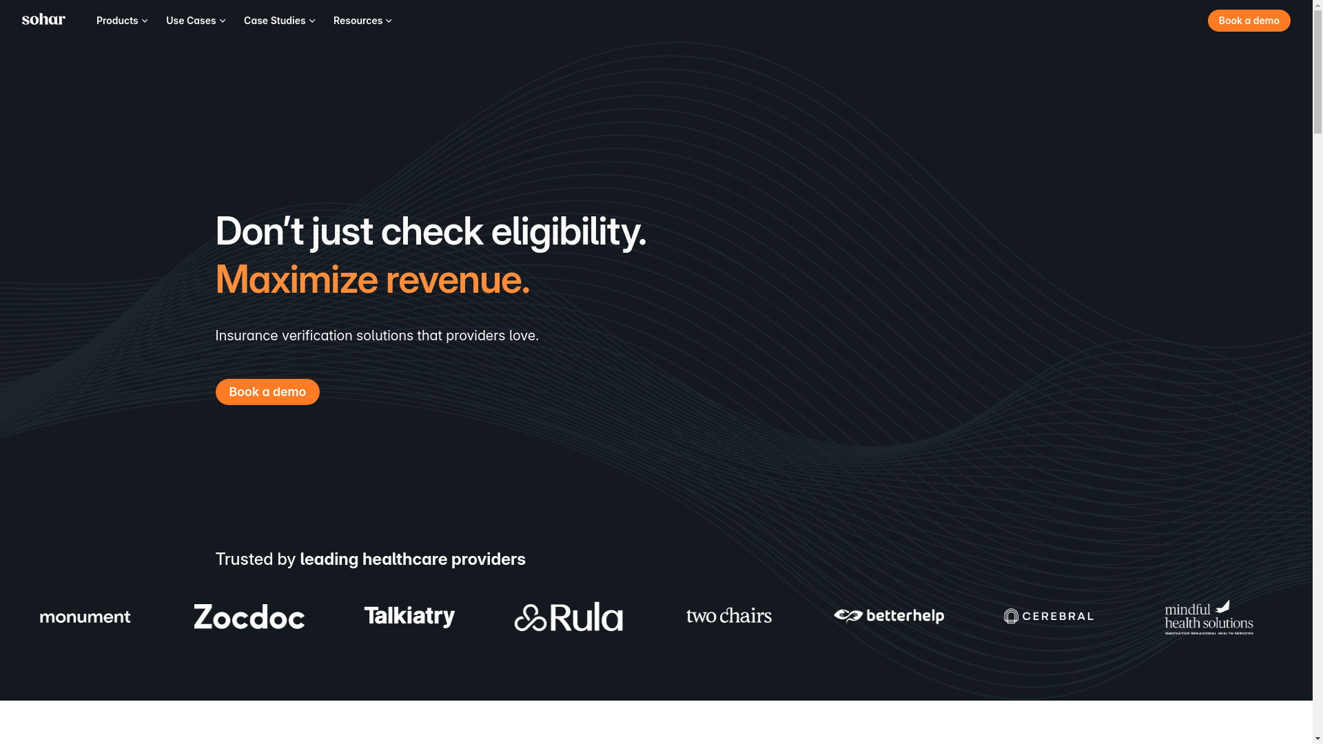 website screenshot of https://soharhealth.info/