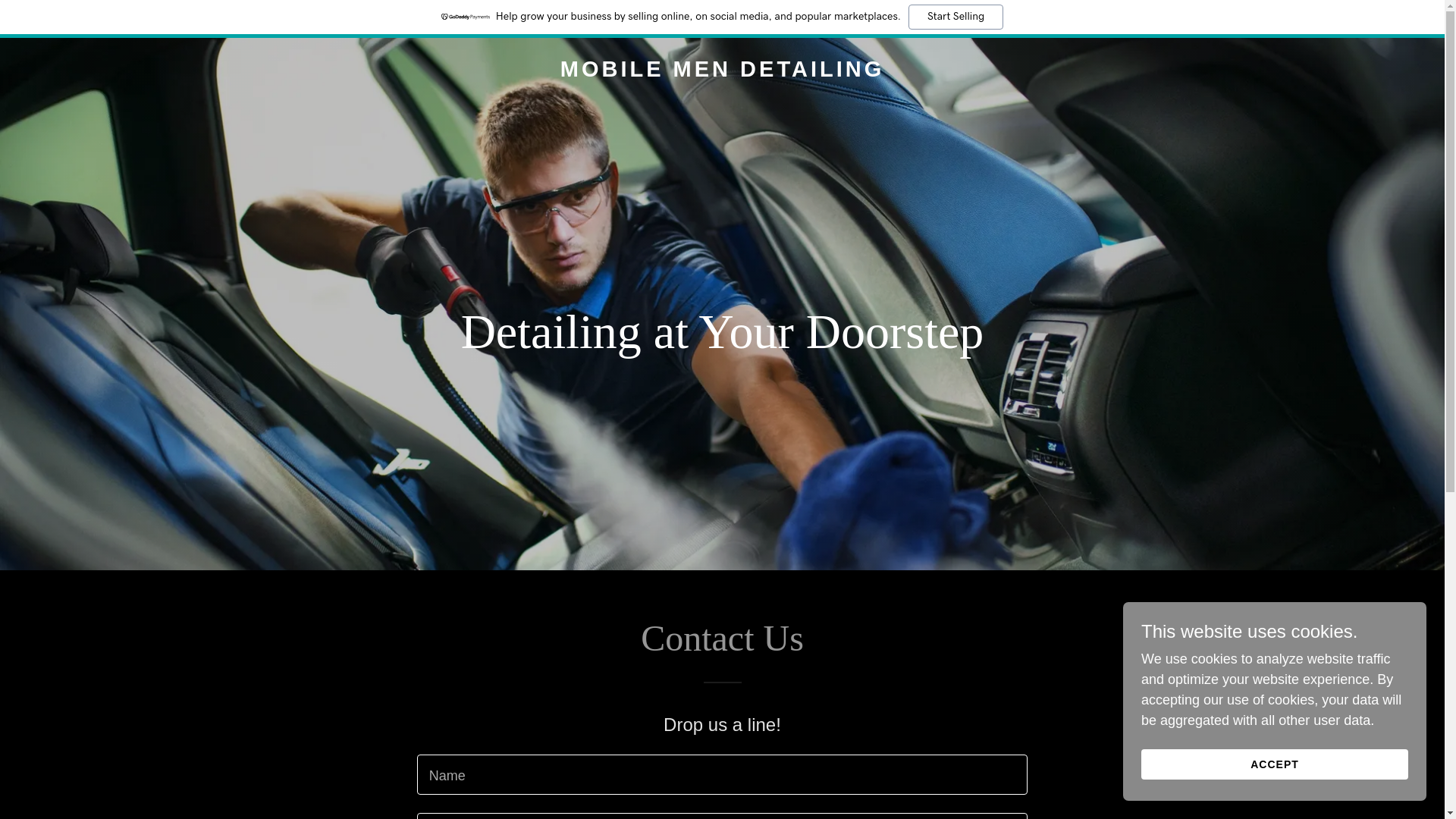 website screenshot of https://mobilemendetailing.com/