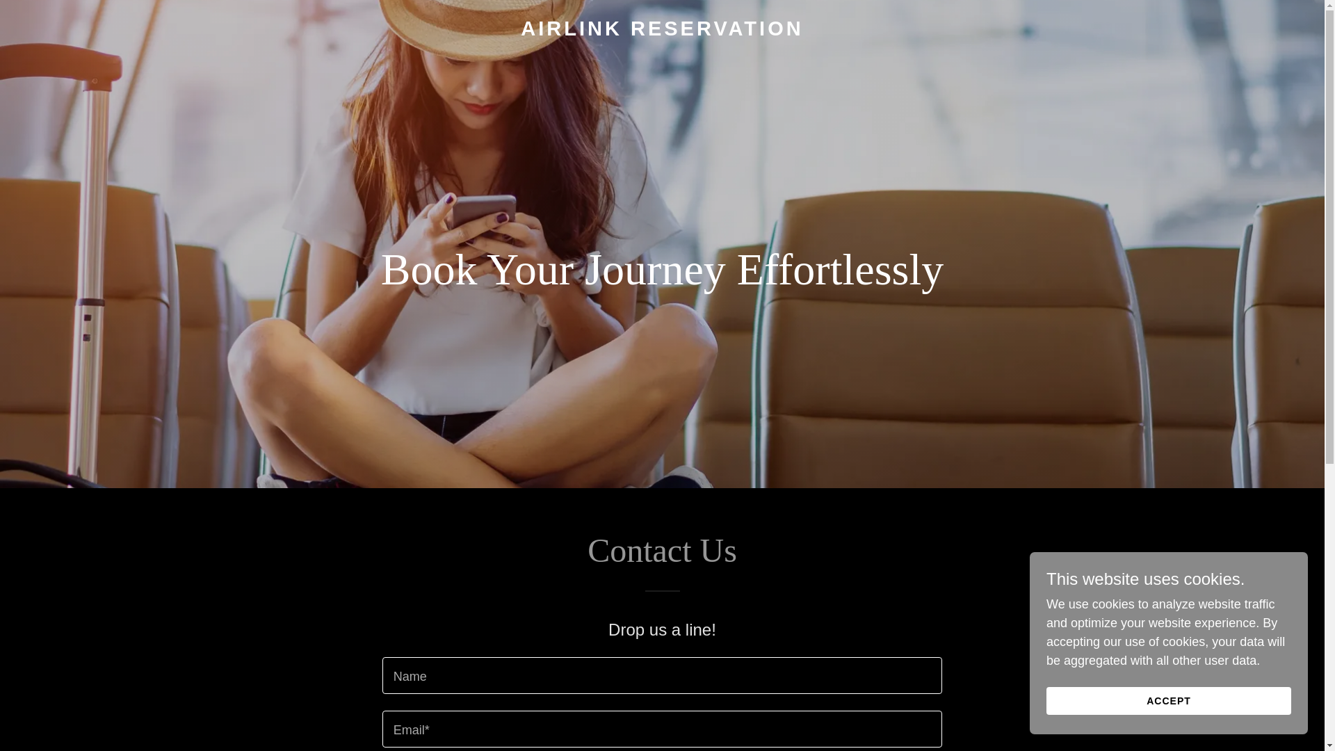 website screenshot of https://airlinkreservation.com/