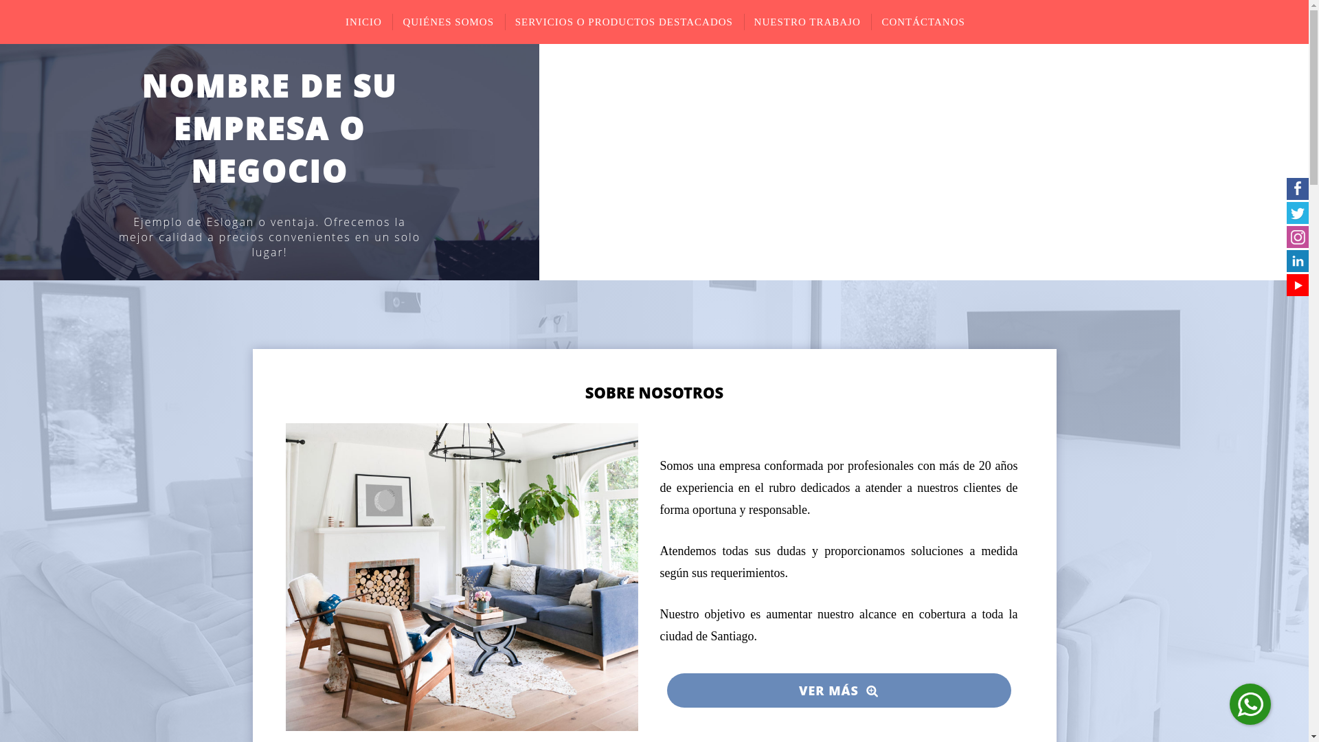 website screenshot of https://amcenlace.cl/
