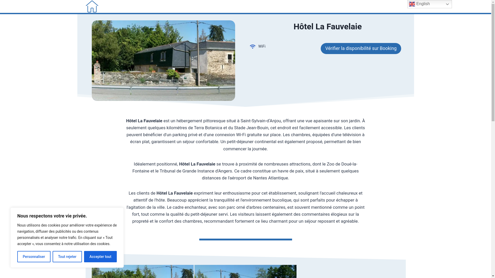 website screenshot of https://hotellafauvelaie.top/