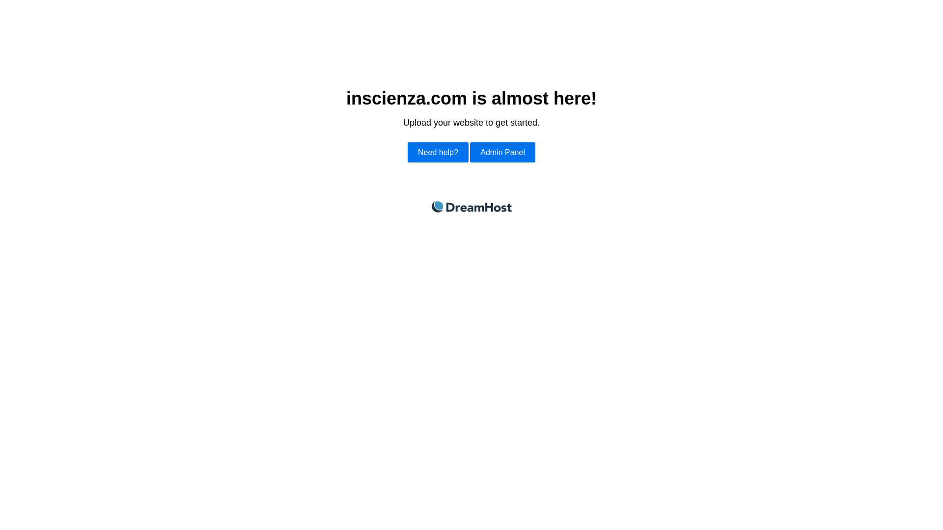 website screenshot of https://inscienza.com/
