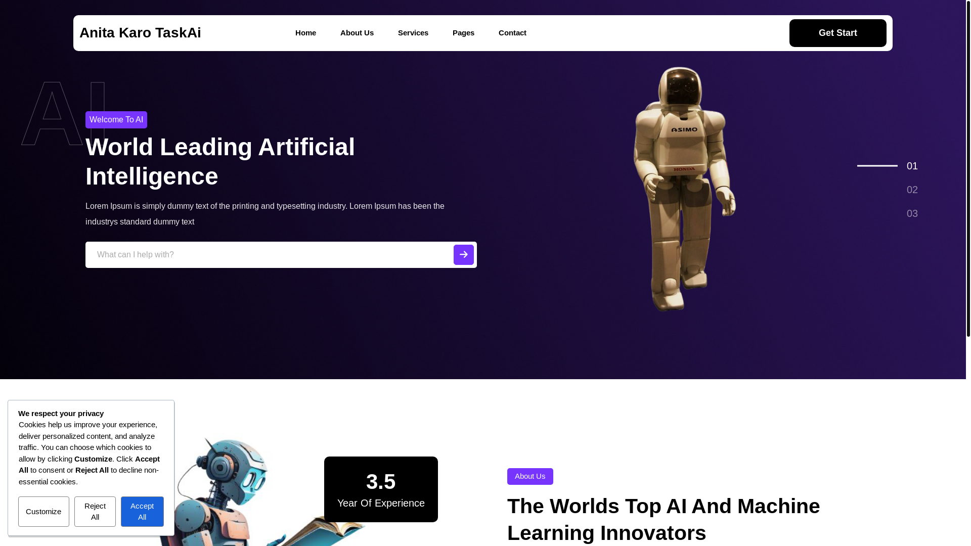 website screenshot of https://anitakarotaskai.site/