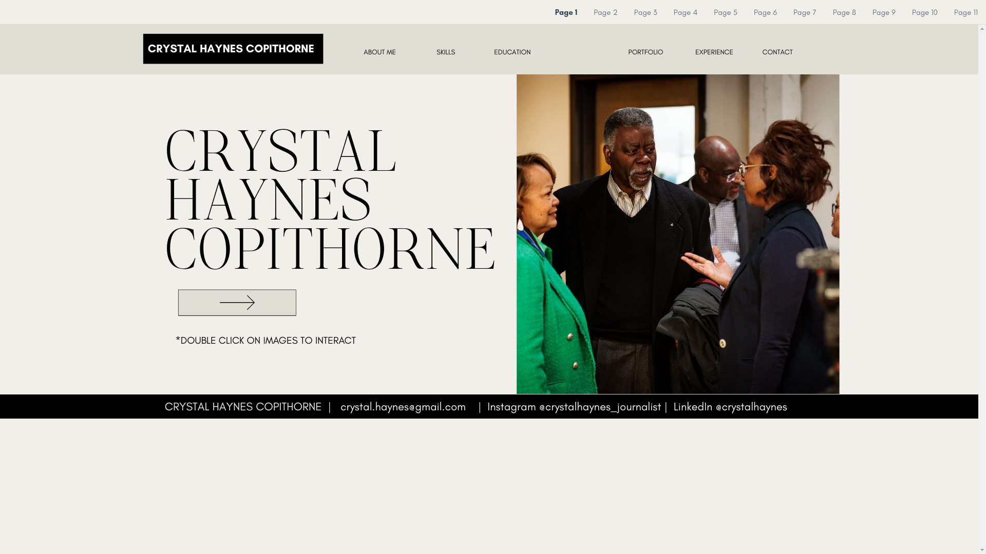 website screenshot of https://copithornecommunications.com/