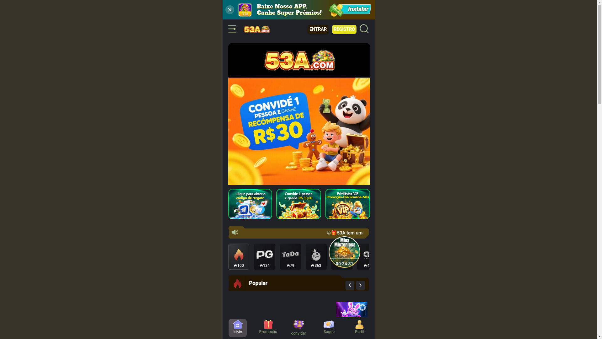 website screenshot of https://53aaapp.com/