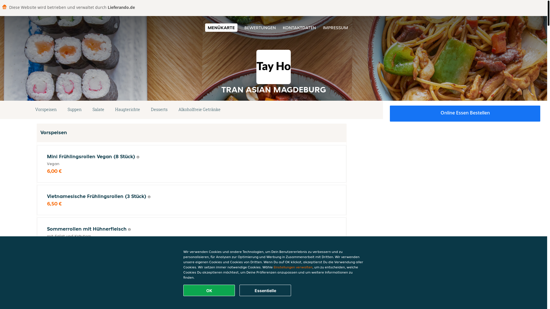 website screenshot of https://tranasian-magdeburg.de/