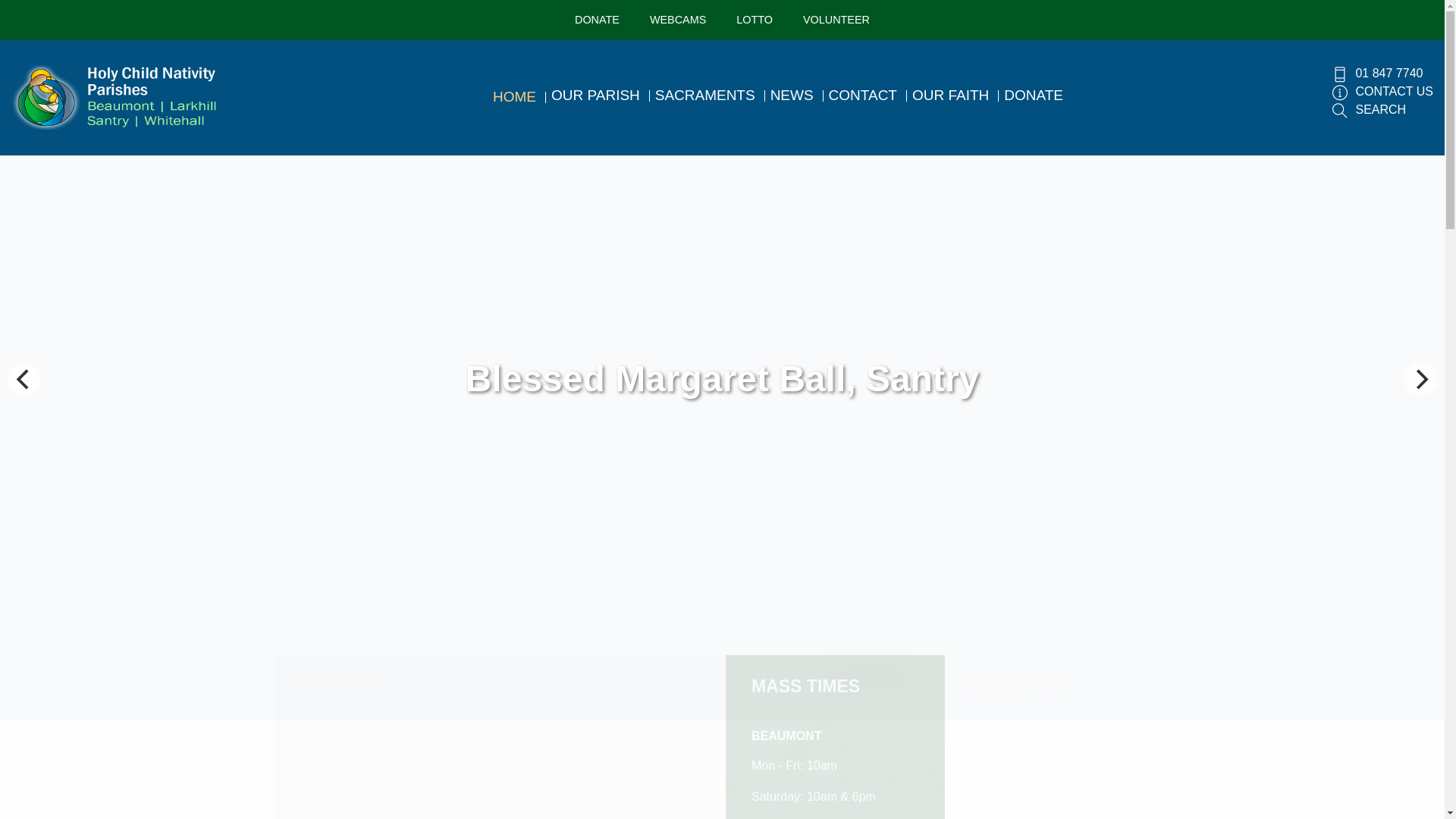 website screenshot of https://holychildnativity.org/