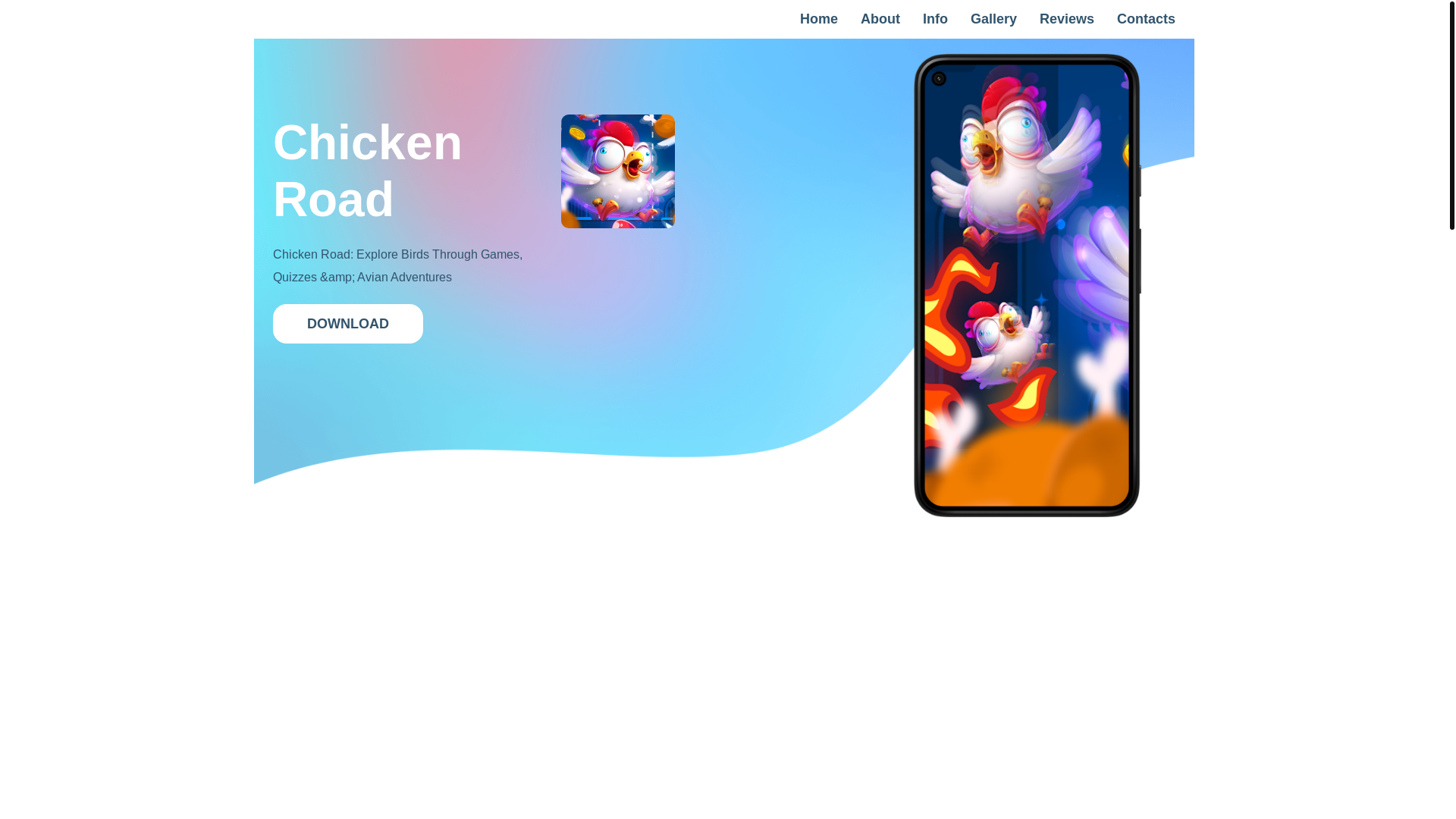 website screenshot of https://ch1ck3nroad.win/
