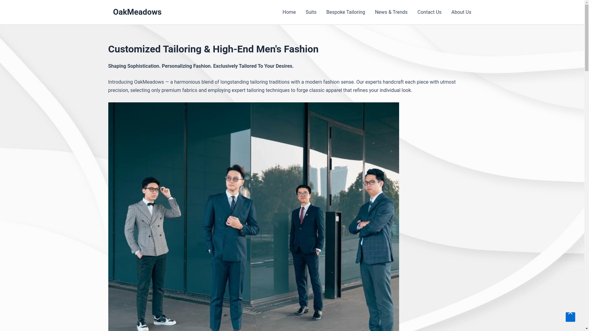 website screenshot of https://oakmeadows.sbs/