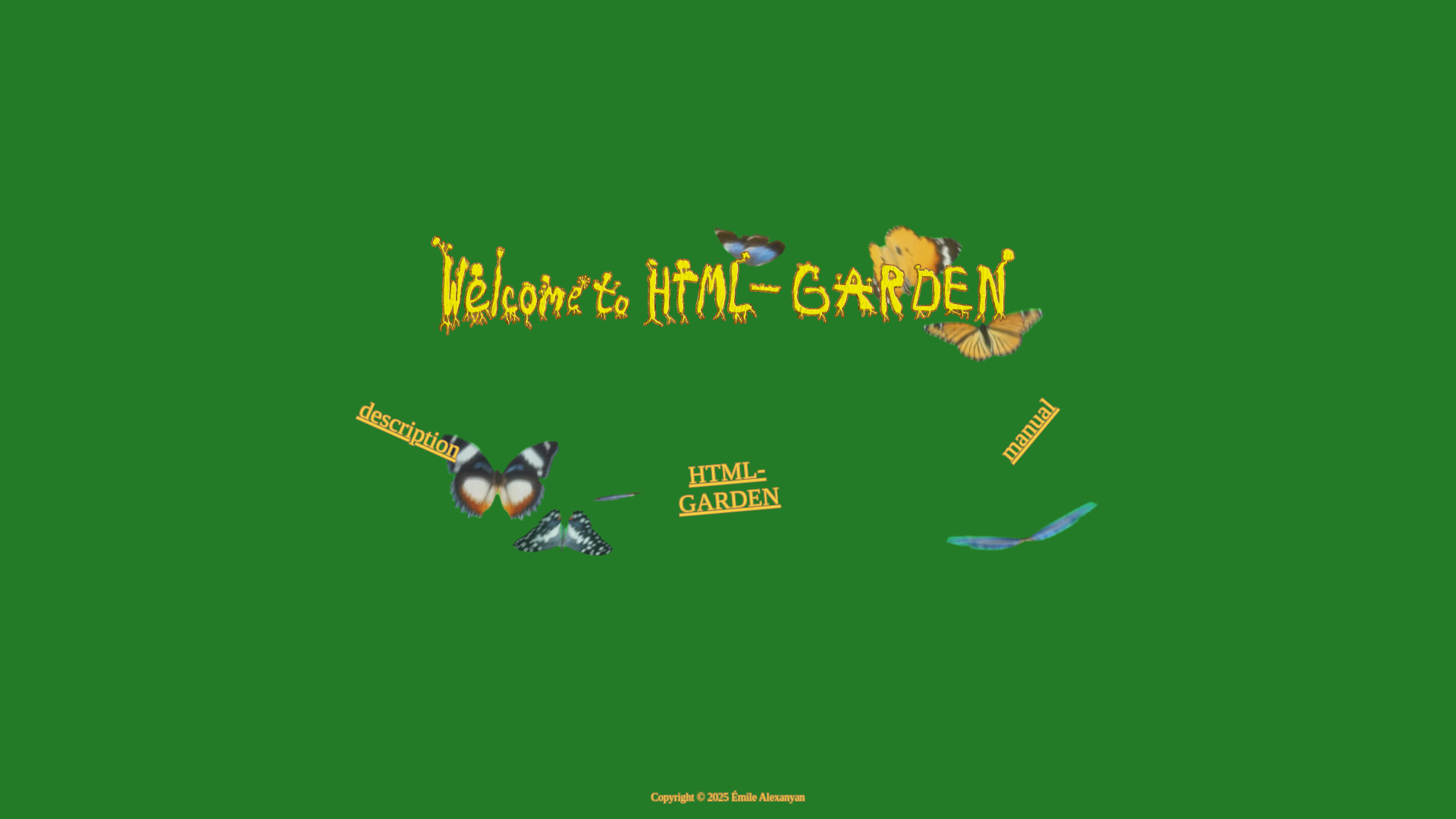 website screenshot of https://html-garden.ru/