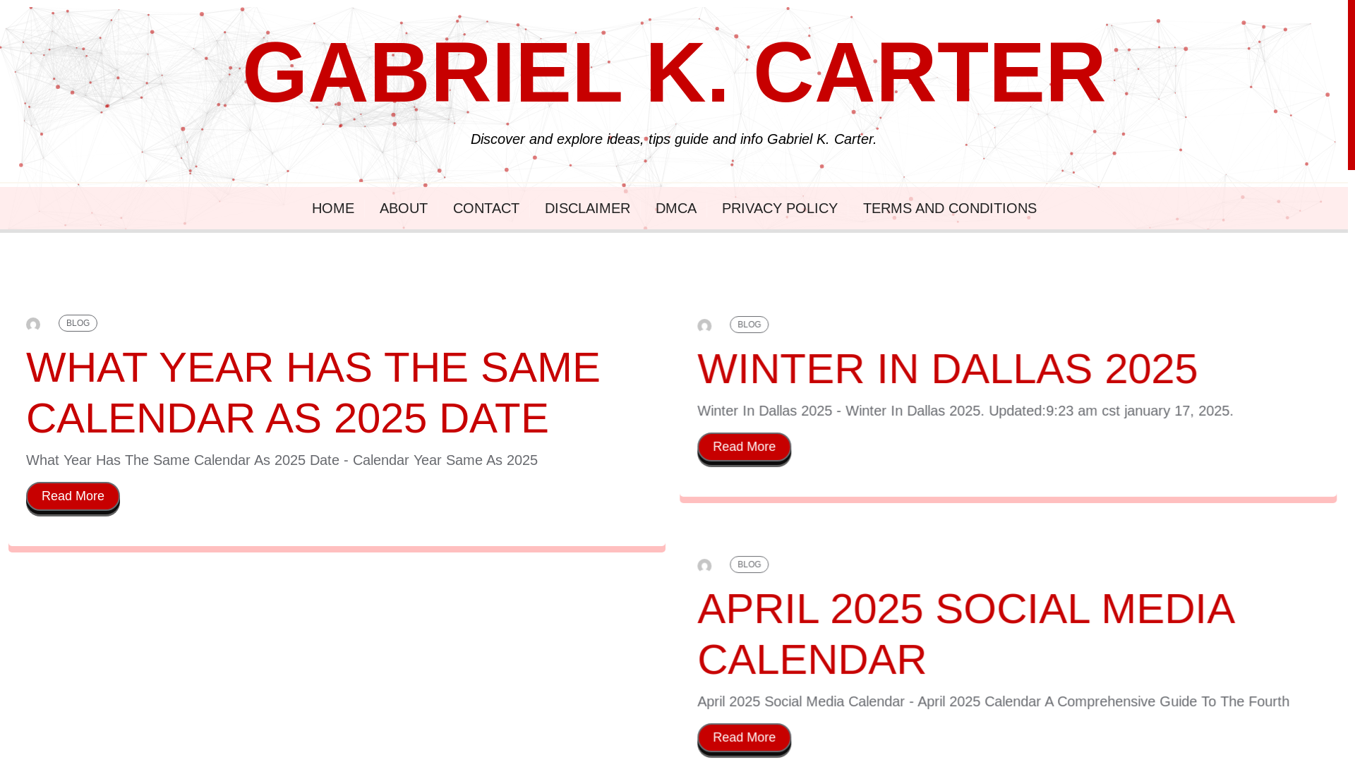 website screenshot of https://gabrielkcarter.pages.dev/