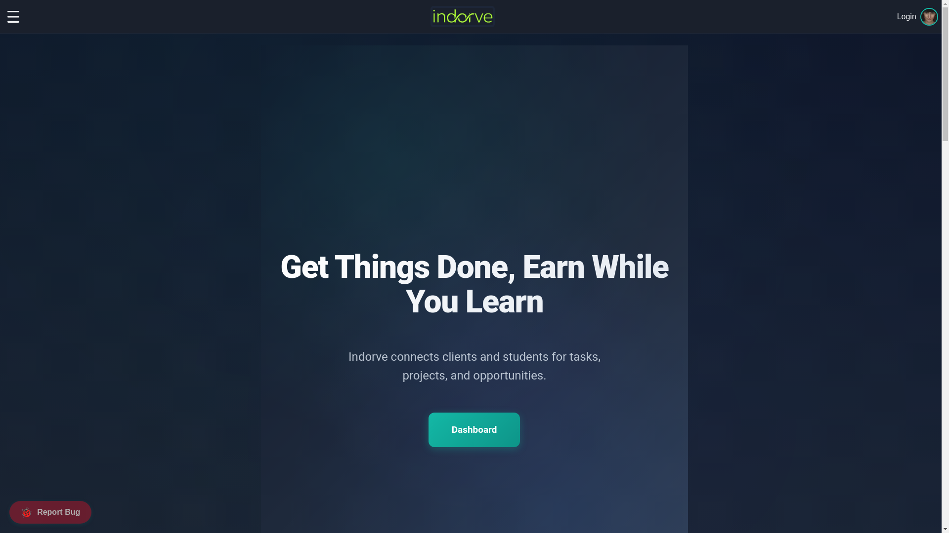 website screenshot of https://indorve.com/