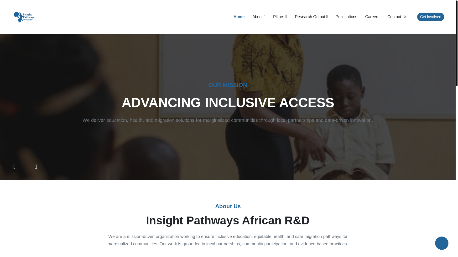 website screenshot of https://theinsightpathwaysresearch.com/