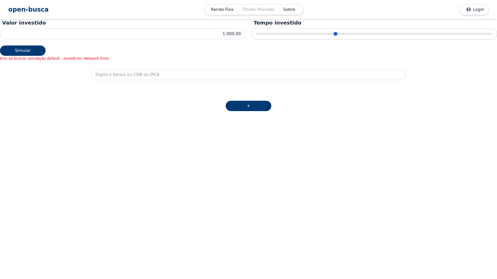website screenshot of https://openbusca.com.br/