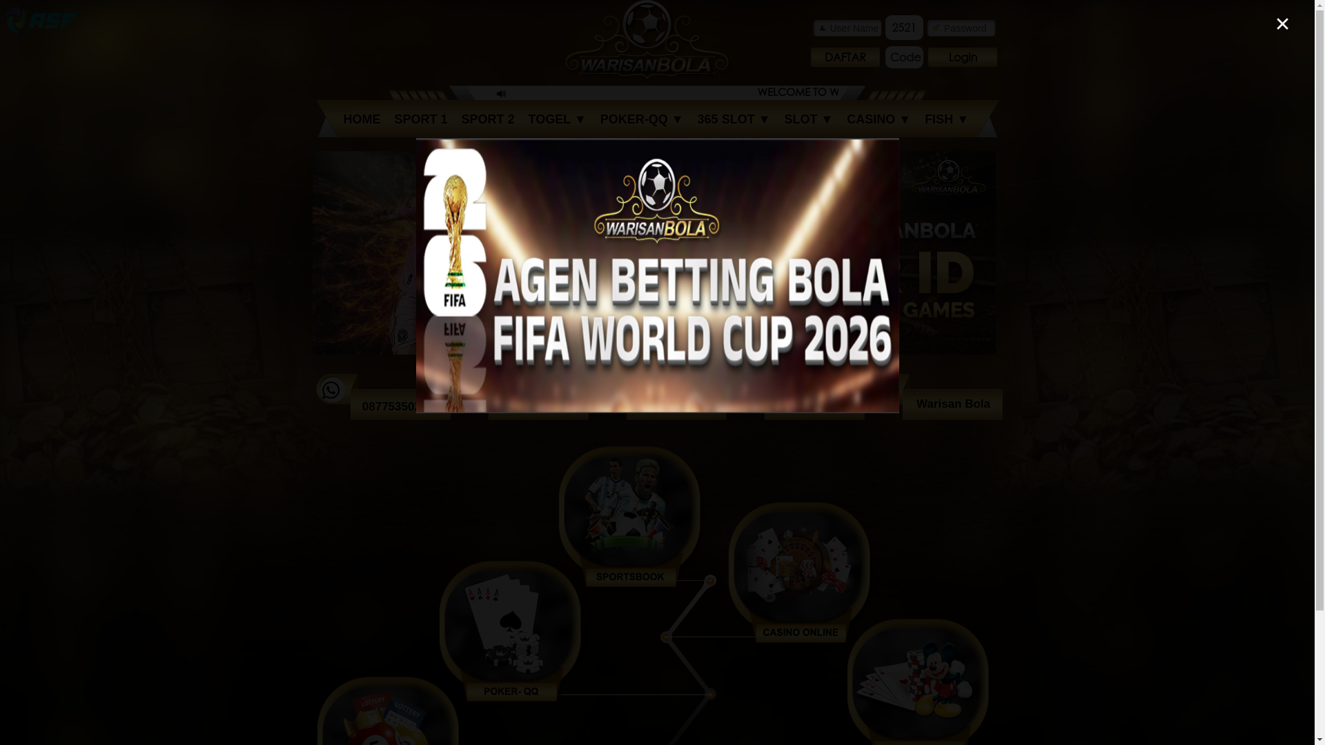 website screenshot of https://warisanbolanew.info/