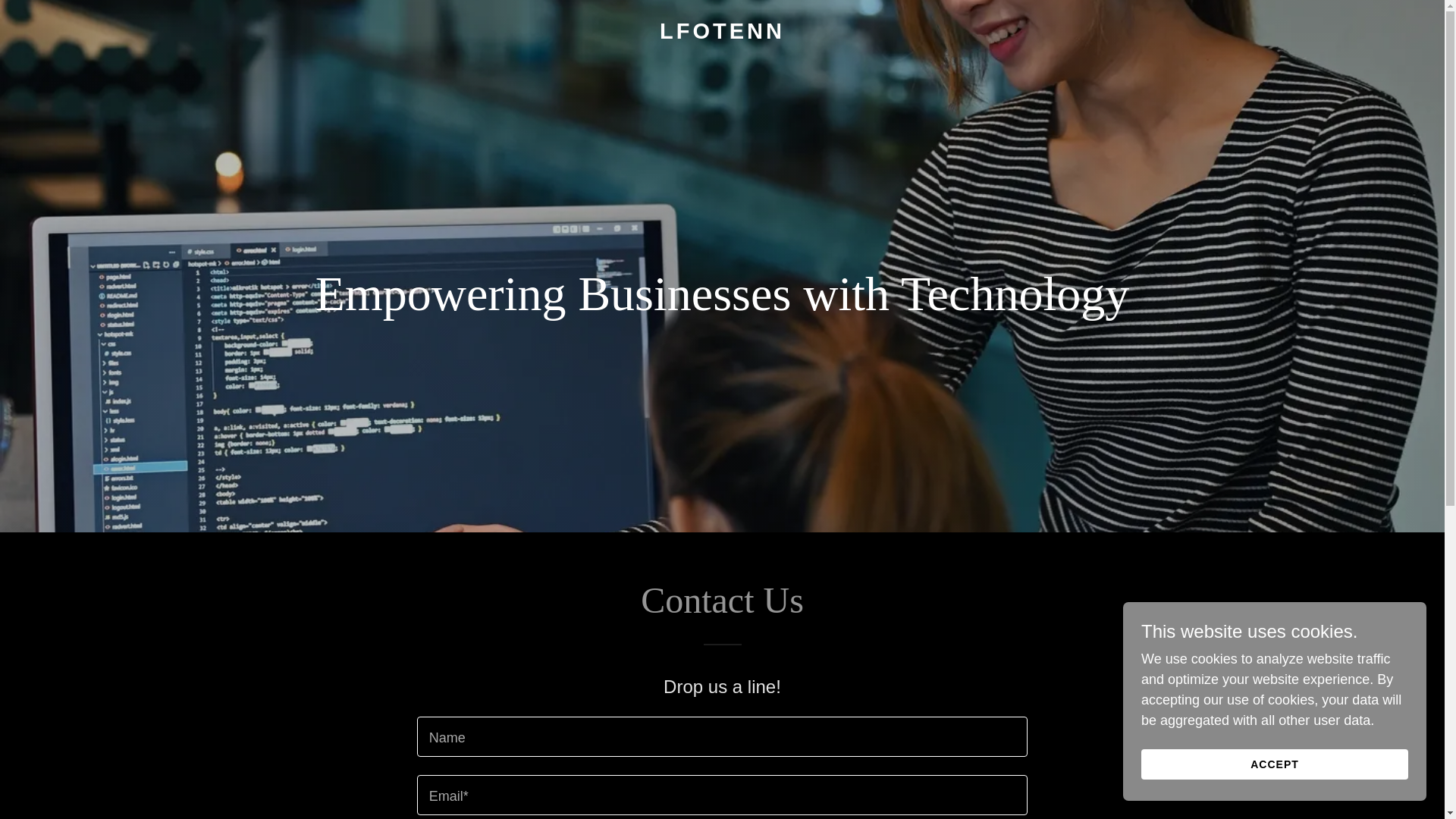 website screenshot of https://lfotenn.com/