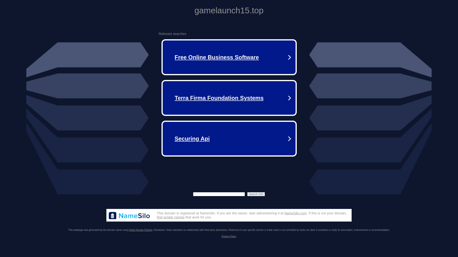 website screenshot of https://gamelaunch15.top/