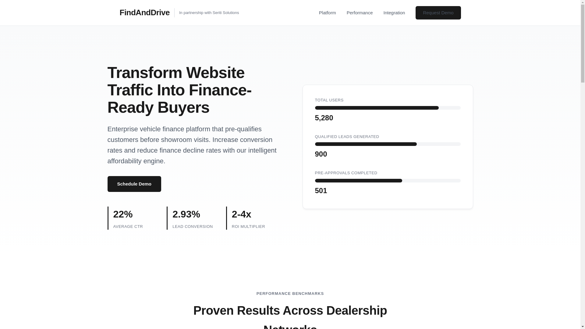 website screenshot of https://findndrive.pages.dev/