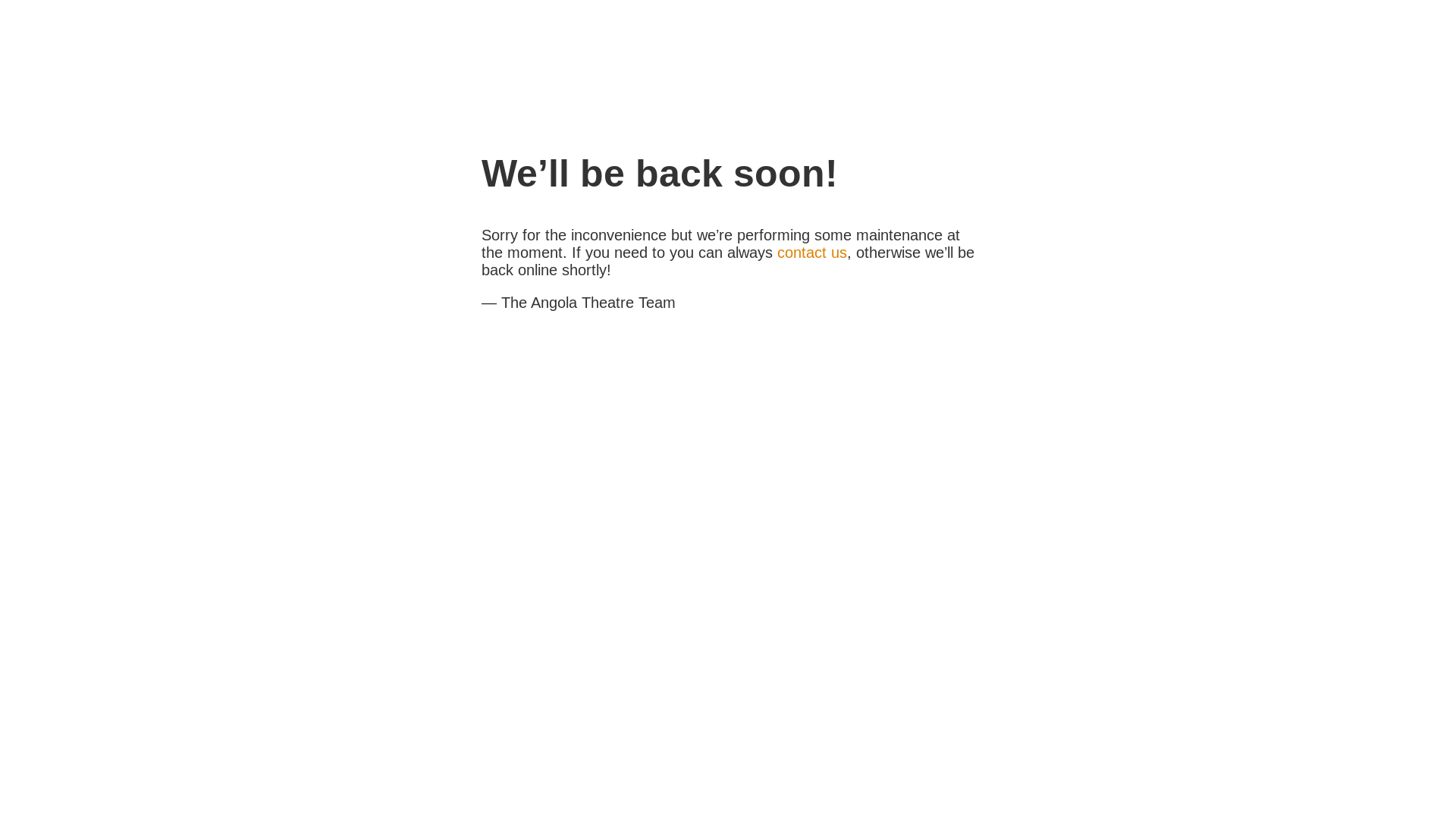 website screenshot of https://angola-maintenance.pages.dev/