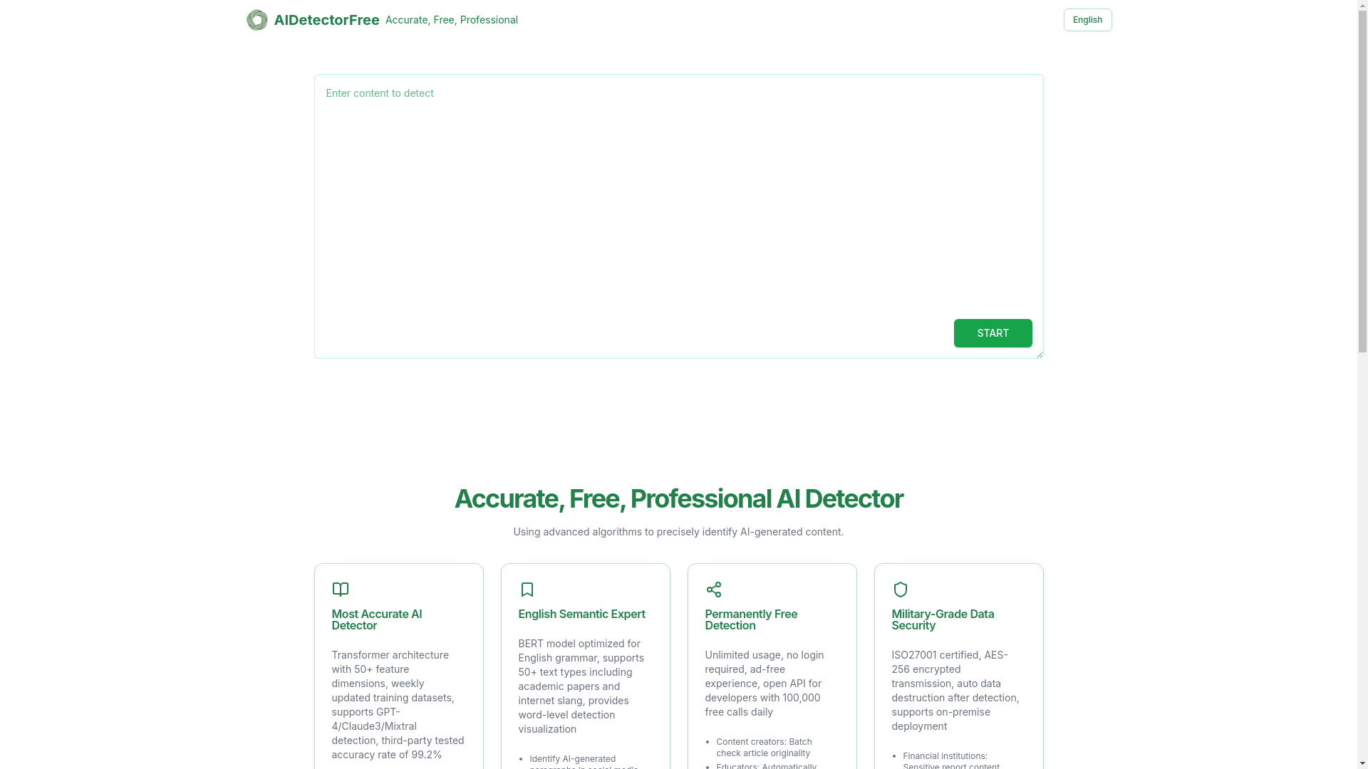 website screenshot of https://aidetectorfreenet.pages.dev/