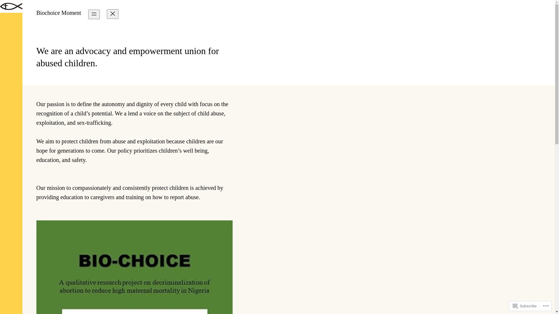 website screenshot of https://chrisbiochoice.com/