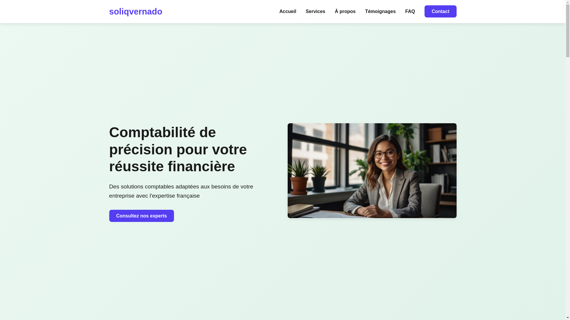 website screenshot of https://soliqvernado.com/