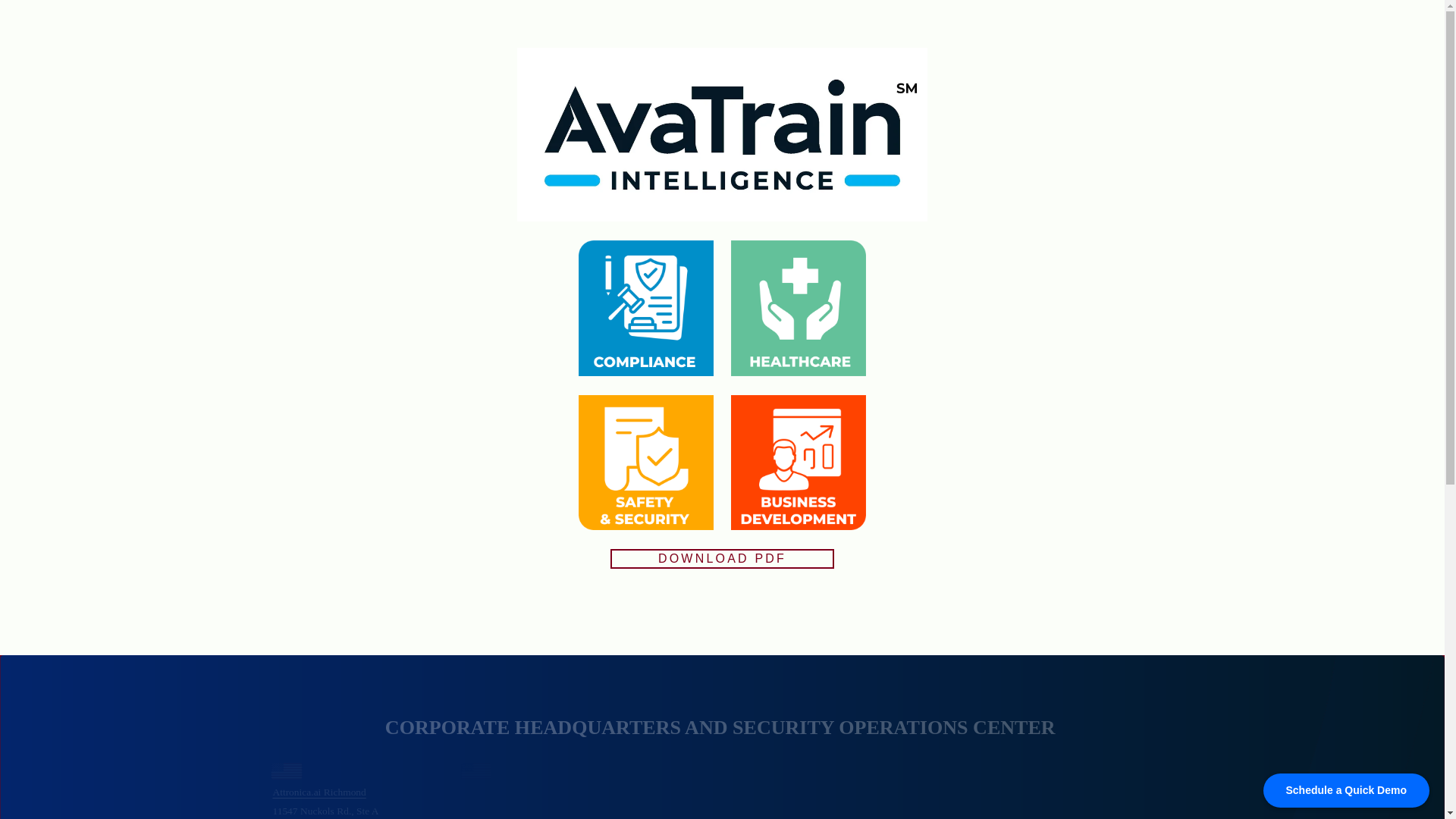 website screenshot of https://avatrain.org/