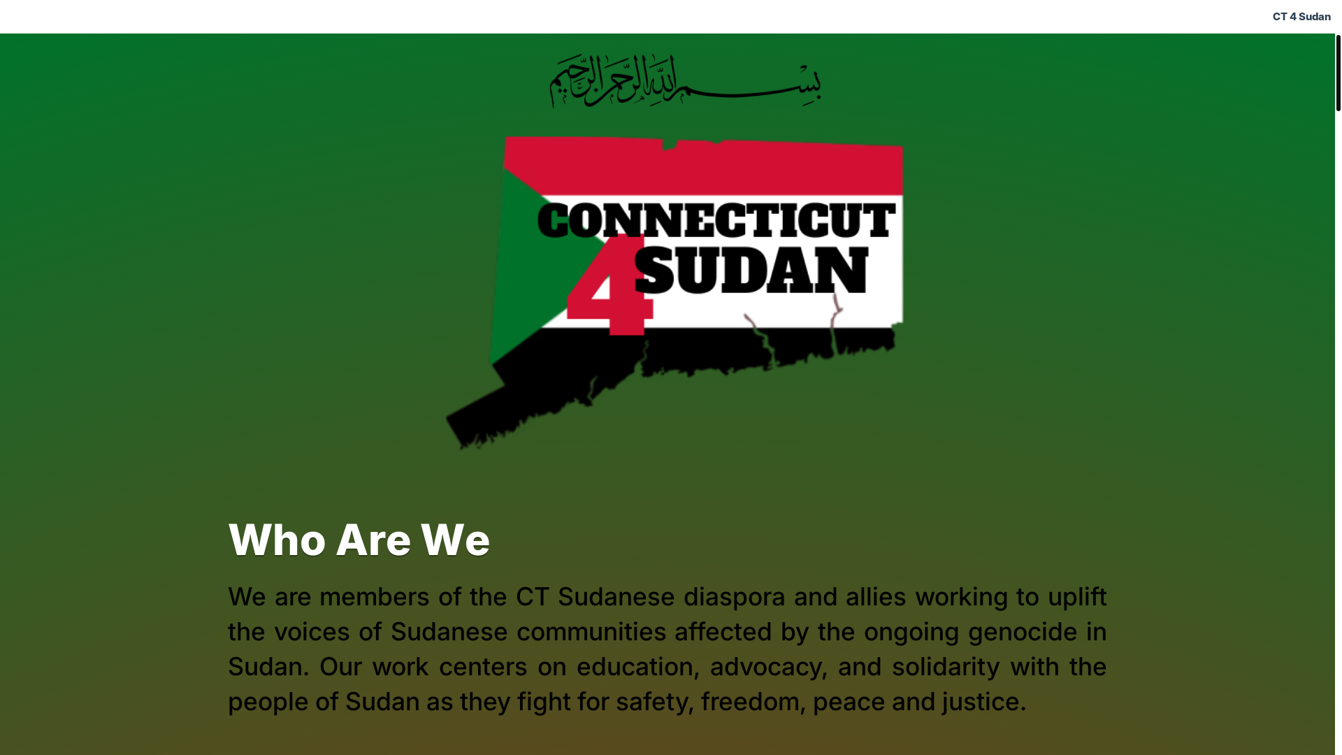 website screenshot of https://ct4sudan.com/