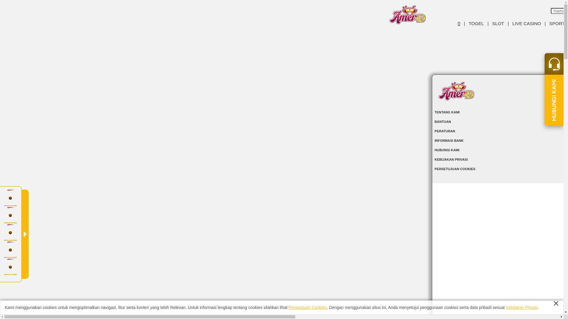 website screenshot of https://amerkaltim.com/