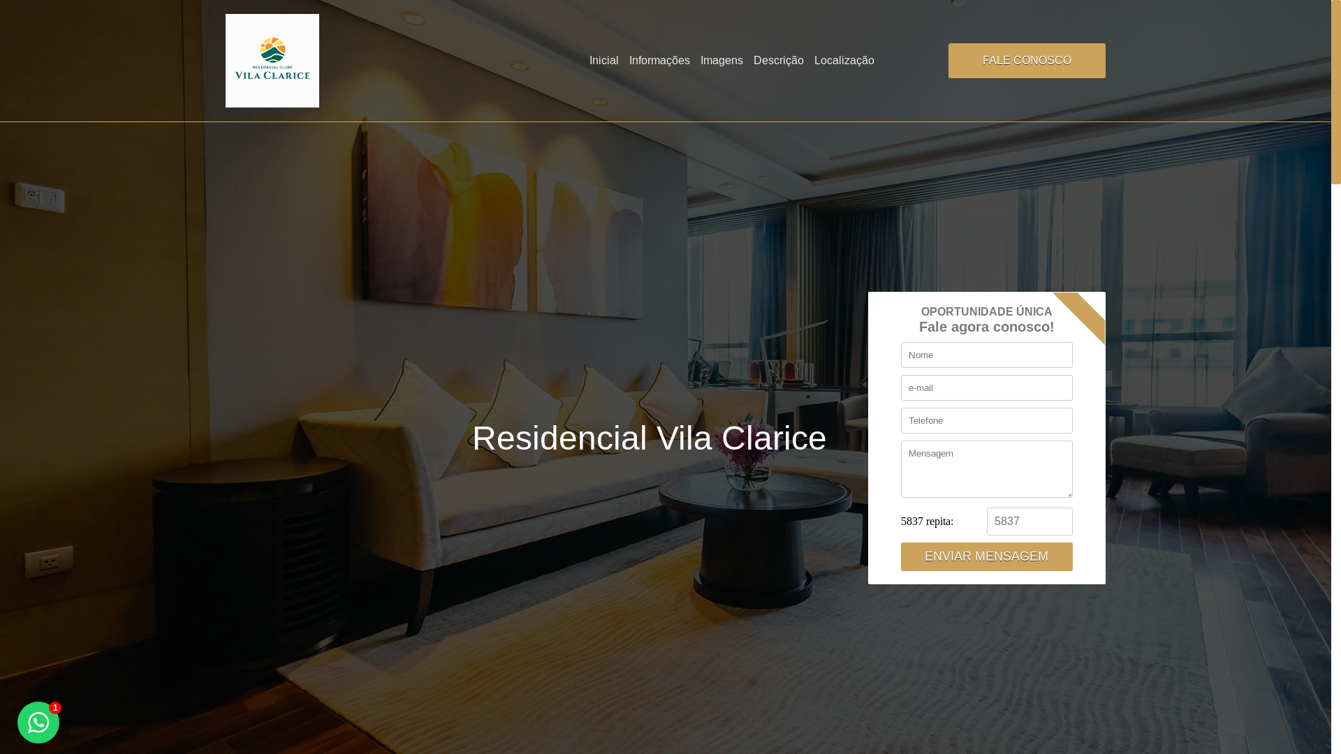 website screenshot of https://residencialvilaclarice.com.br/
