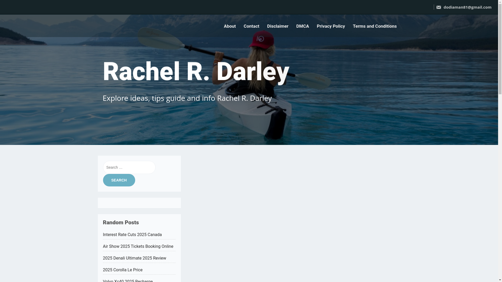 website screenshot of https://rachelrdarley.pages.dev/