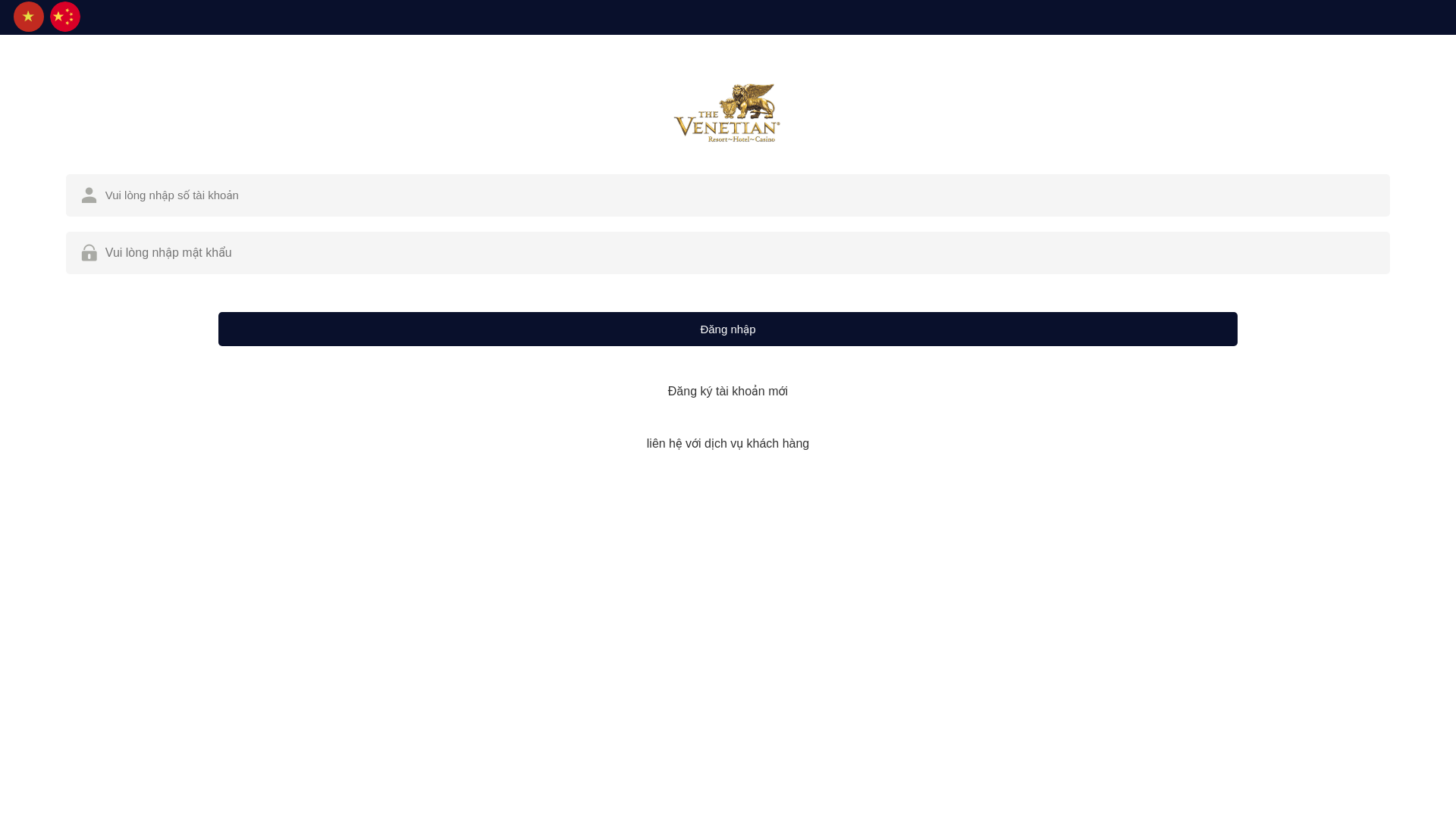 website screenshot of https://venetianemacauthehouse.com/