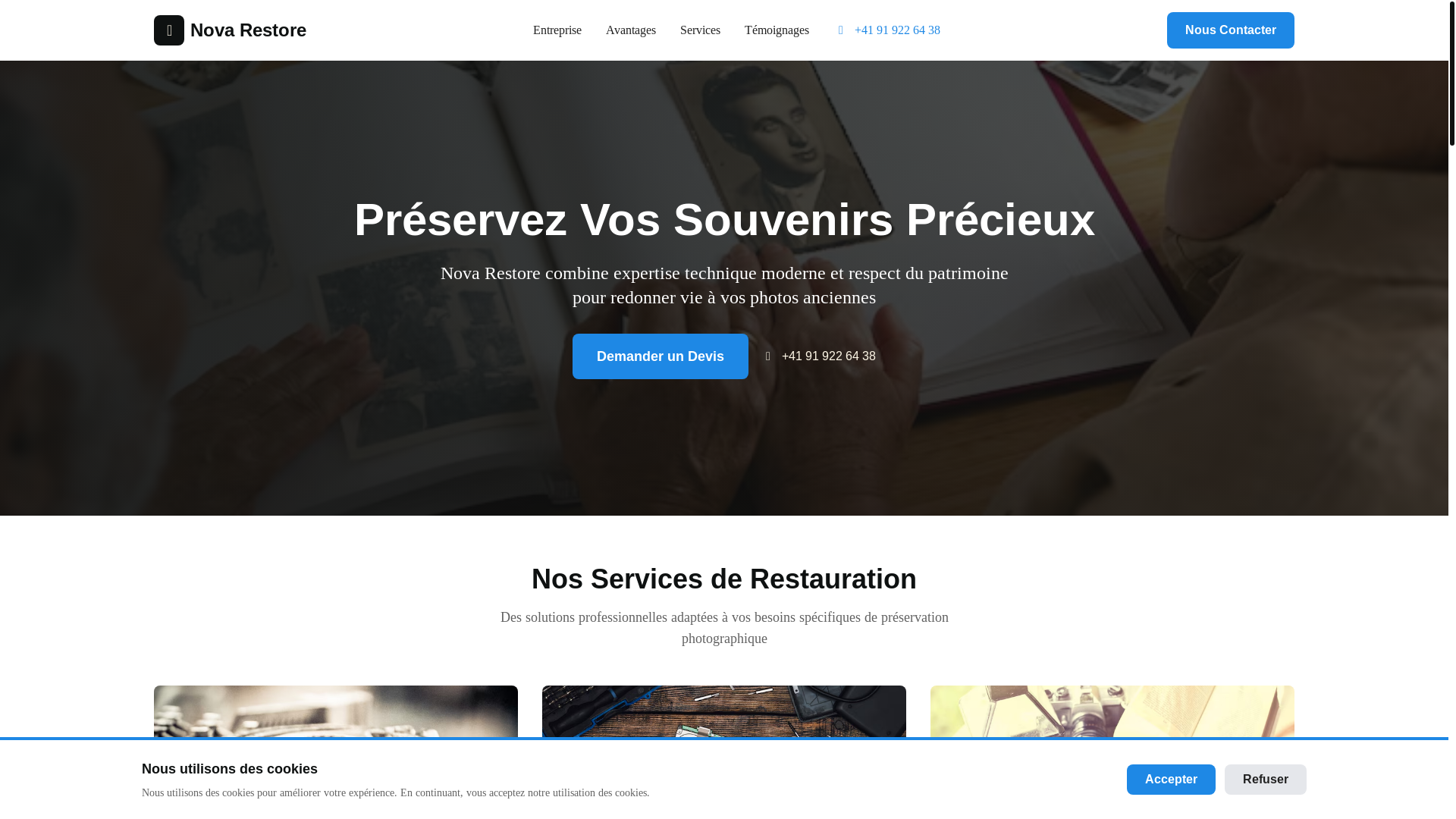 website screenshot of https://novarin.info/