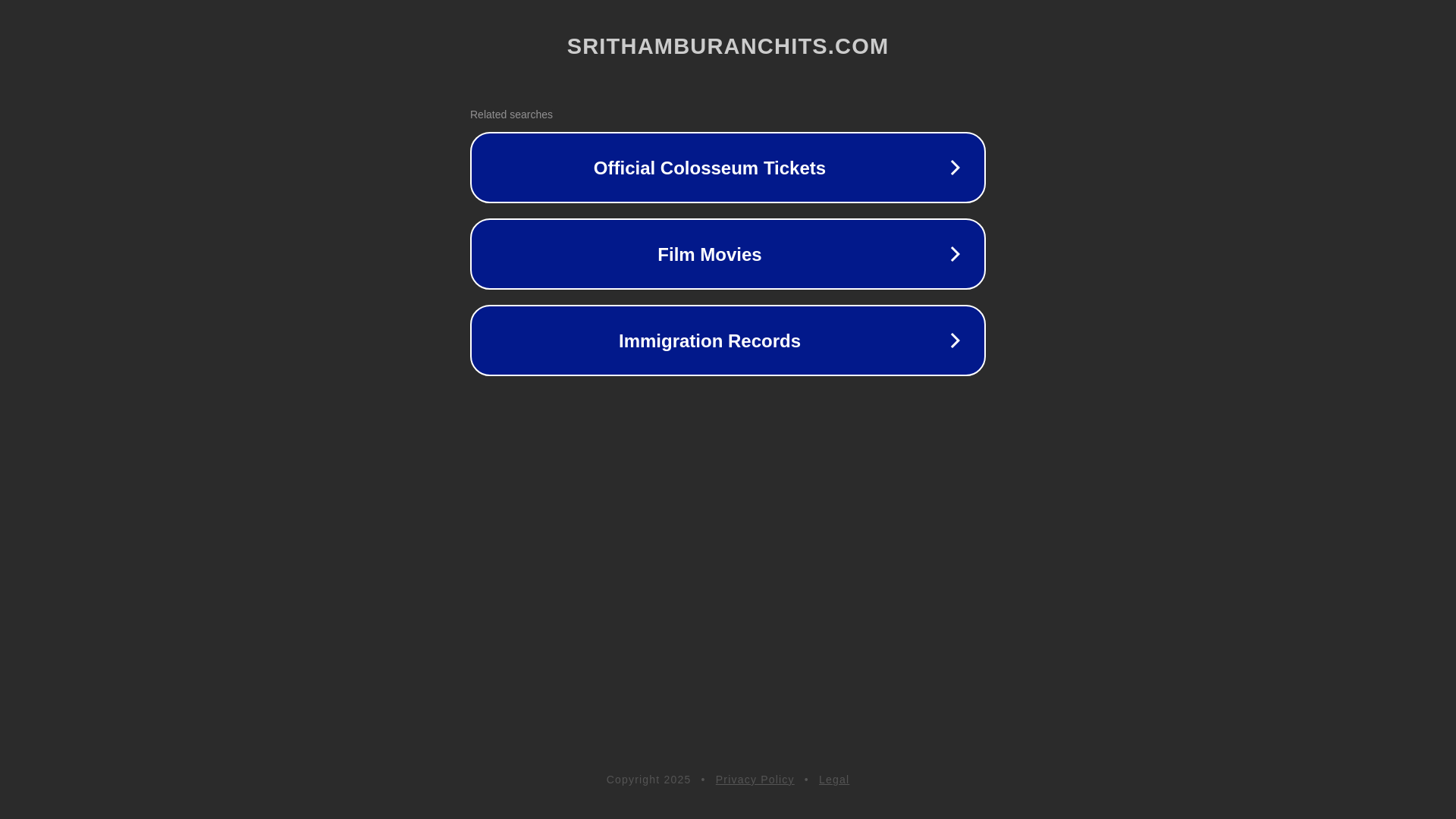 website screenshot of https://srithamburanchits.com/